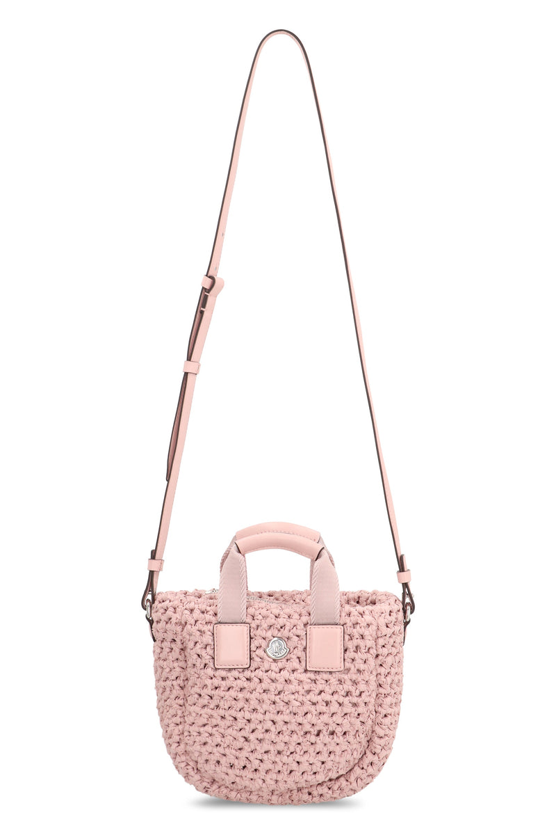 Moncler Micro Caradoc Tote Bag — Pink
