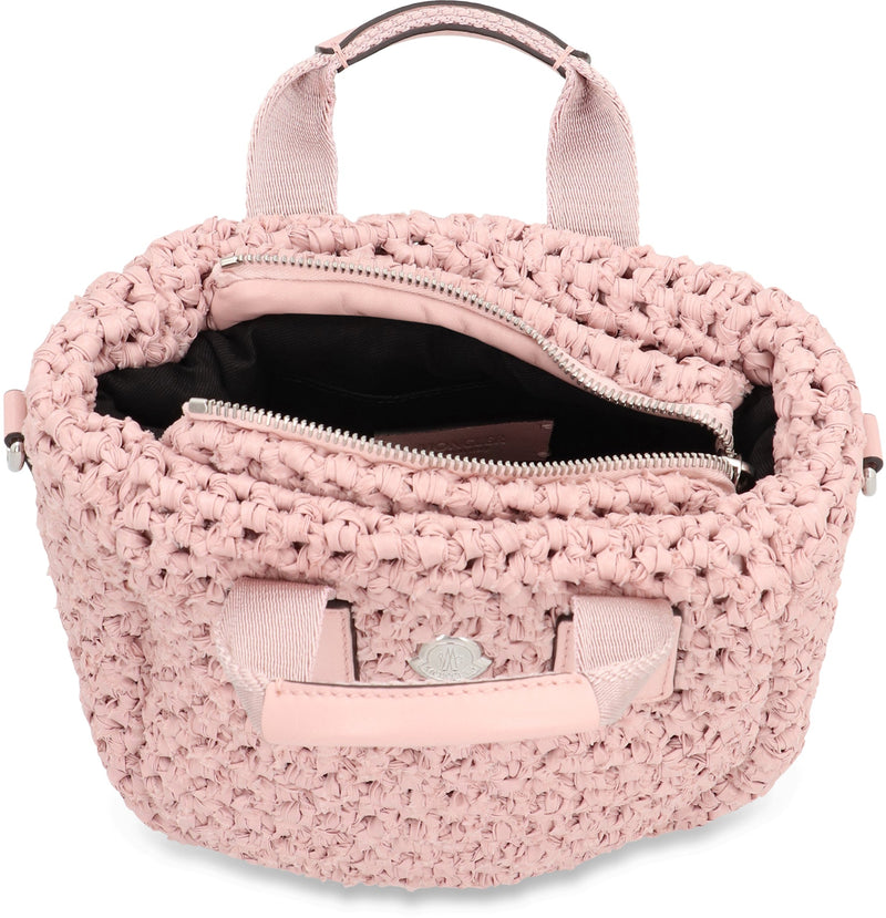 Moncler Micro Caradoc Tote Bag — Pink