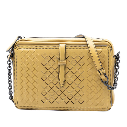 Nappa Intrecciato Belt Flap Camera Bag - Image 1