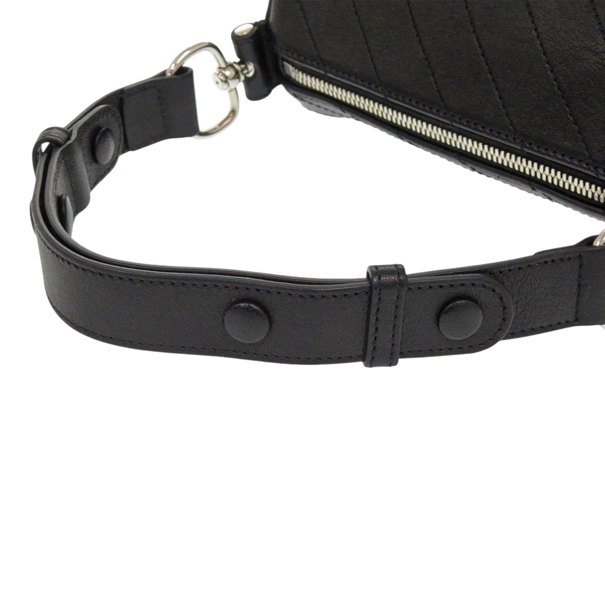 Mini Leather Blondie Barrel Shoulder Bag - Image 10