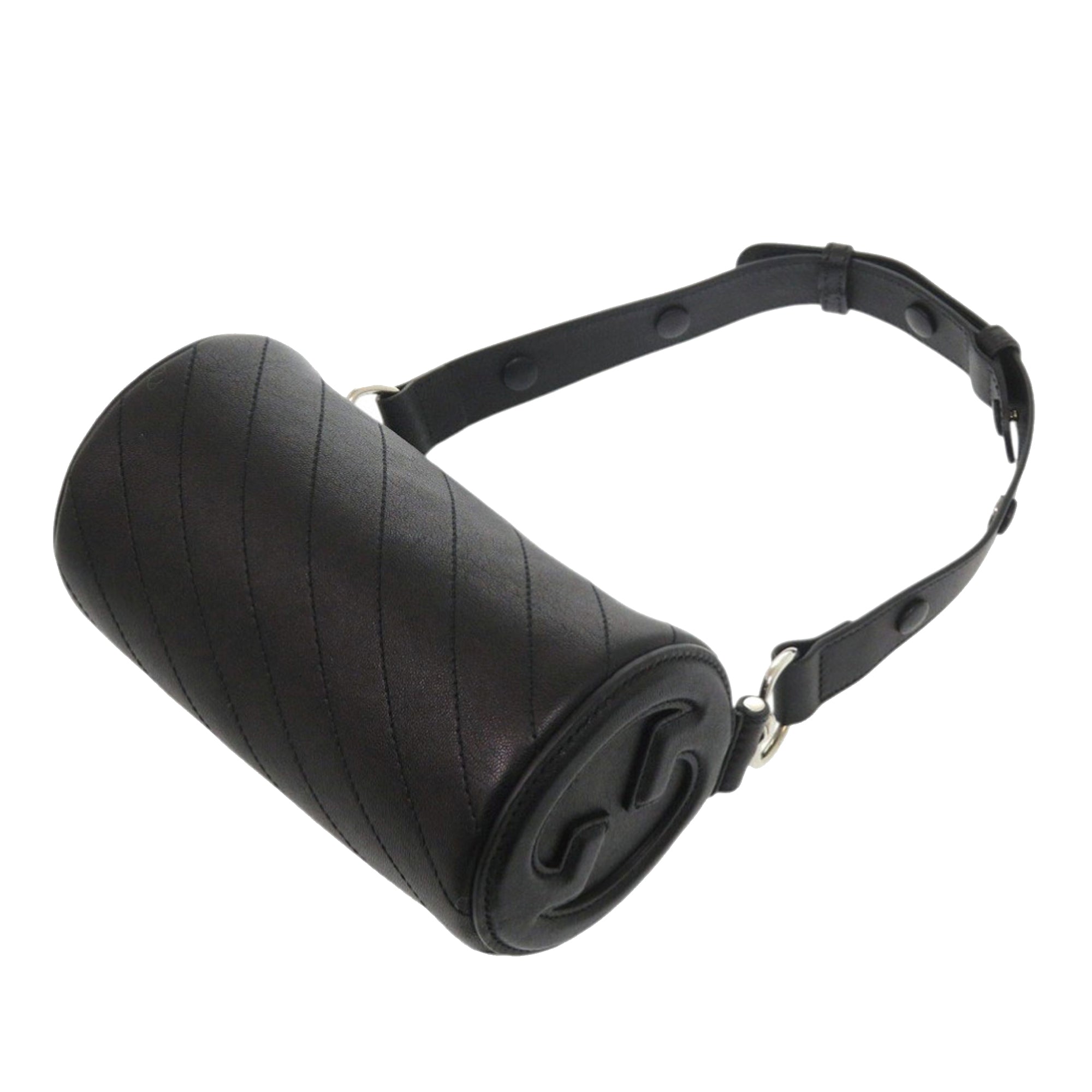 Mini Leather Blondie Barrel Shoulder Bag - Image 11