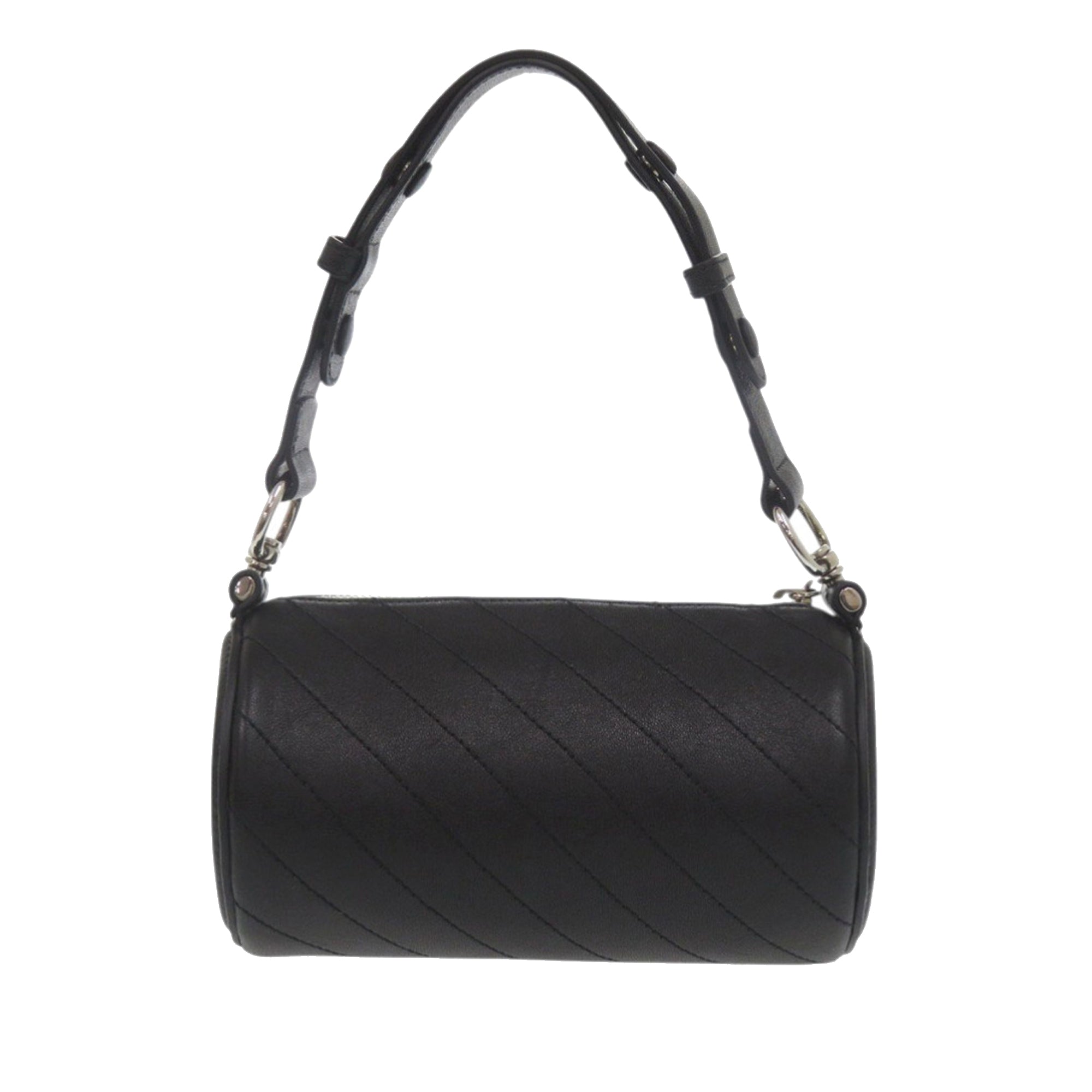 Mini Leather Blondie Barrel Shoulder Bag - Image 2