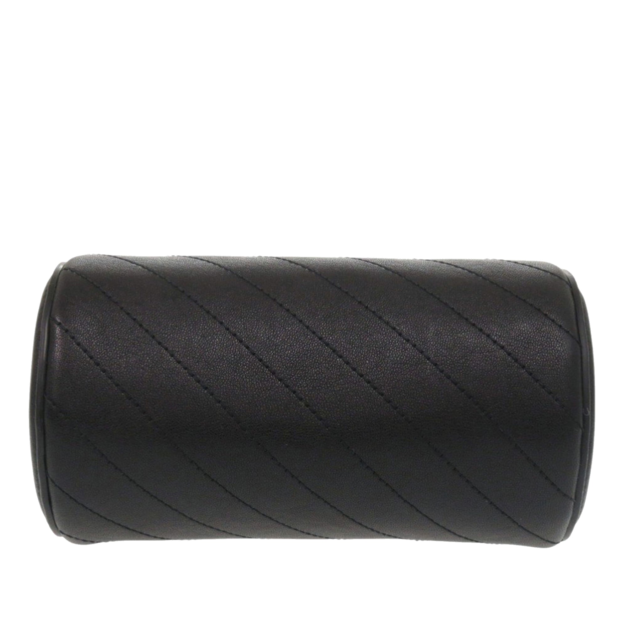 Mini Leather Blondie Barrel Shoulder Bag - Image 3