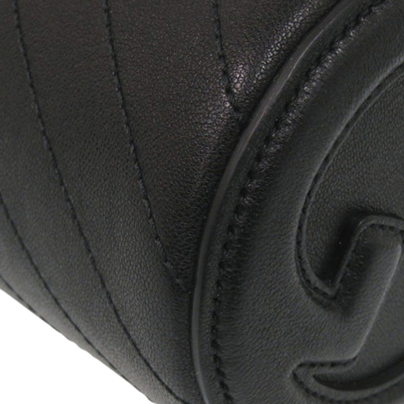 Mini Leather Blondie Barrel Shoulder Bag - Image 8
