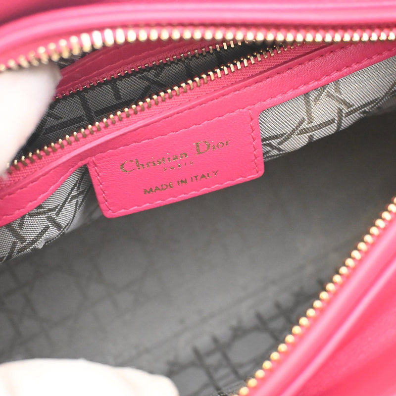 Medium Lambskin Cannage Lady Dior - Image 6