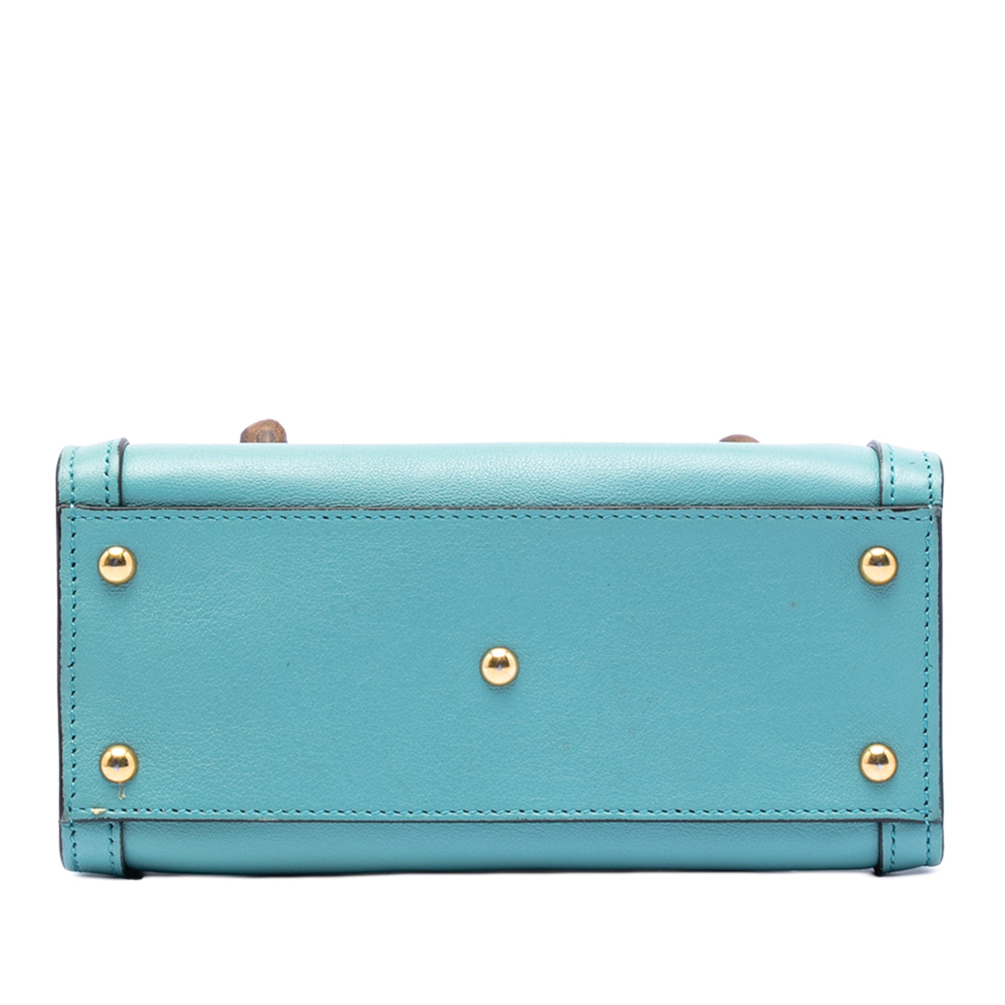 Mini Calfskin Bamboo Diana Satchel - Image 3