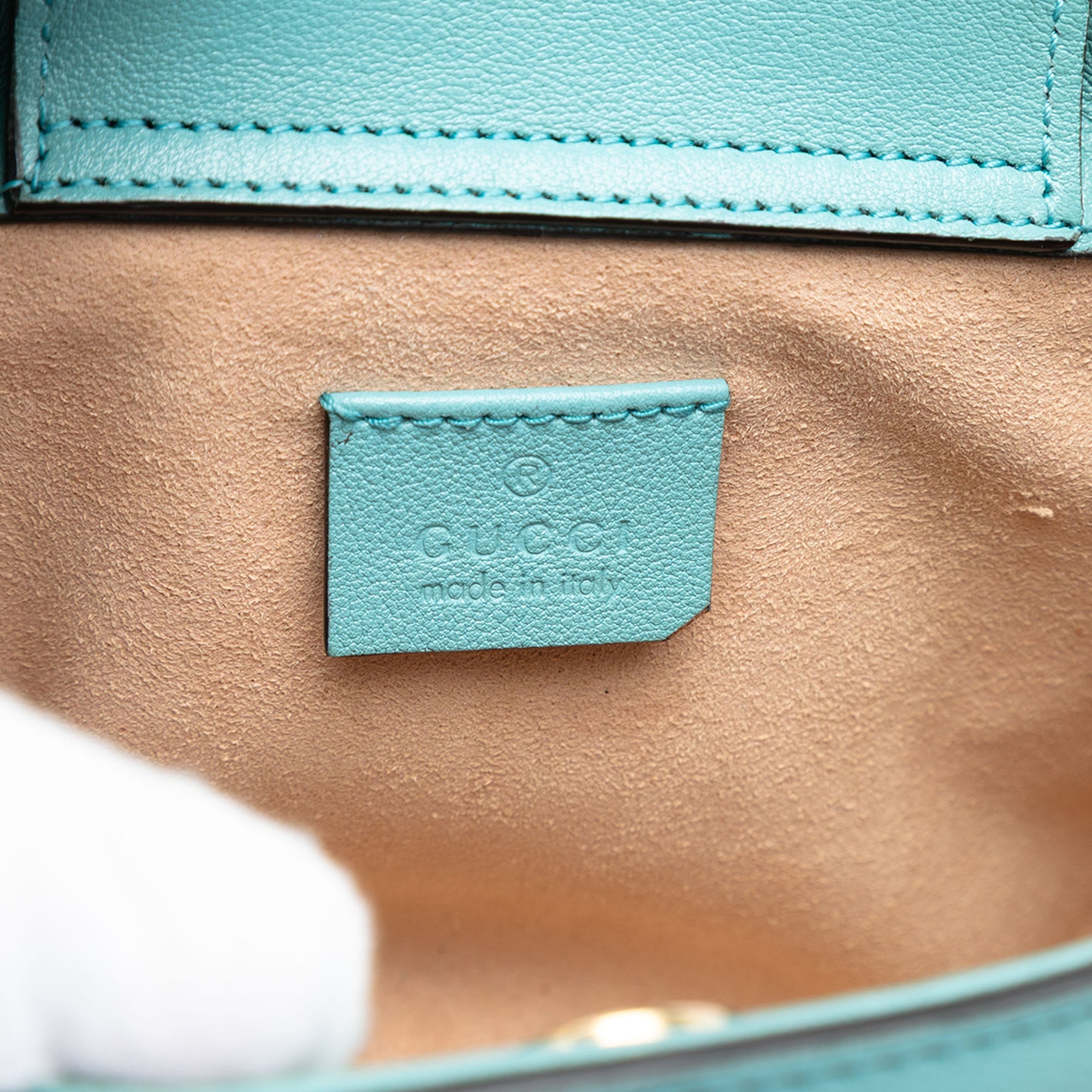 Mini Calfskin Bamboo Diana Satchel - Image 5