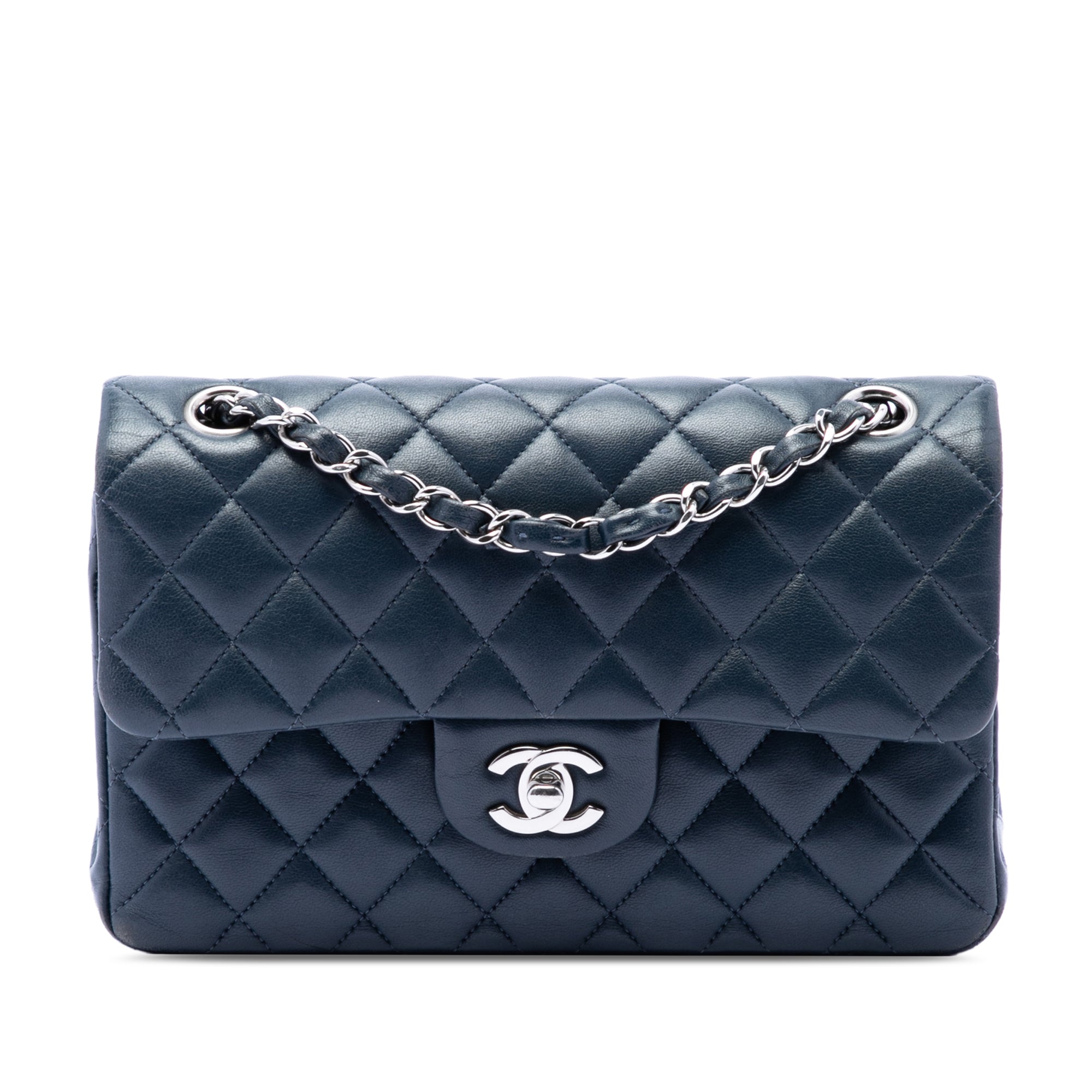Small Classic Lambskin Double Flap - Image 1