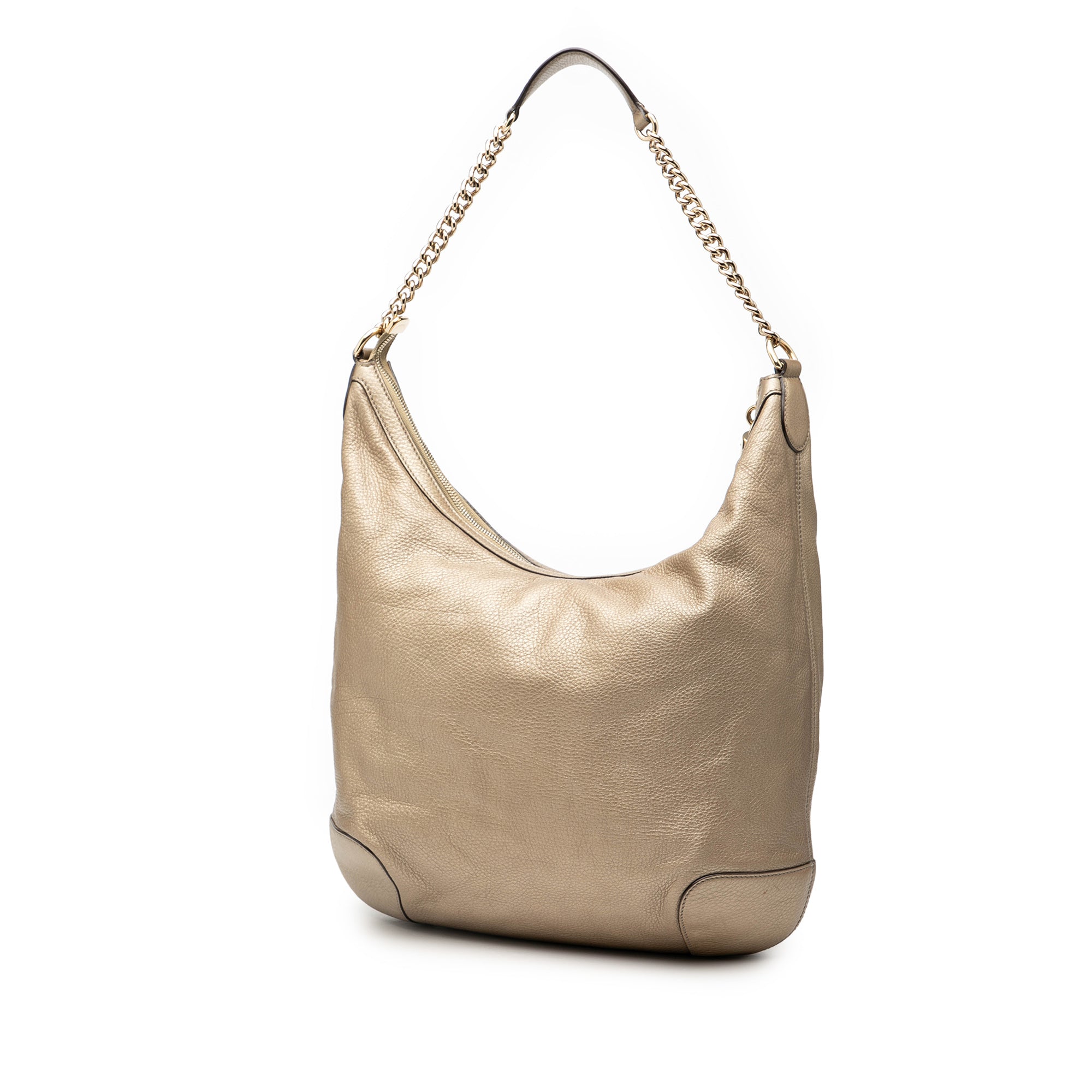 Metallic Leather Soho Shoulder Bag - Image 2