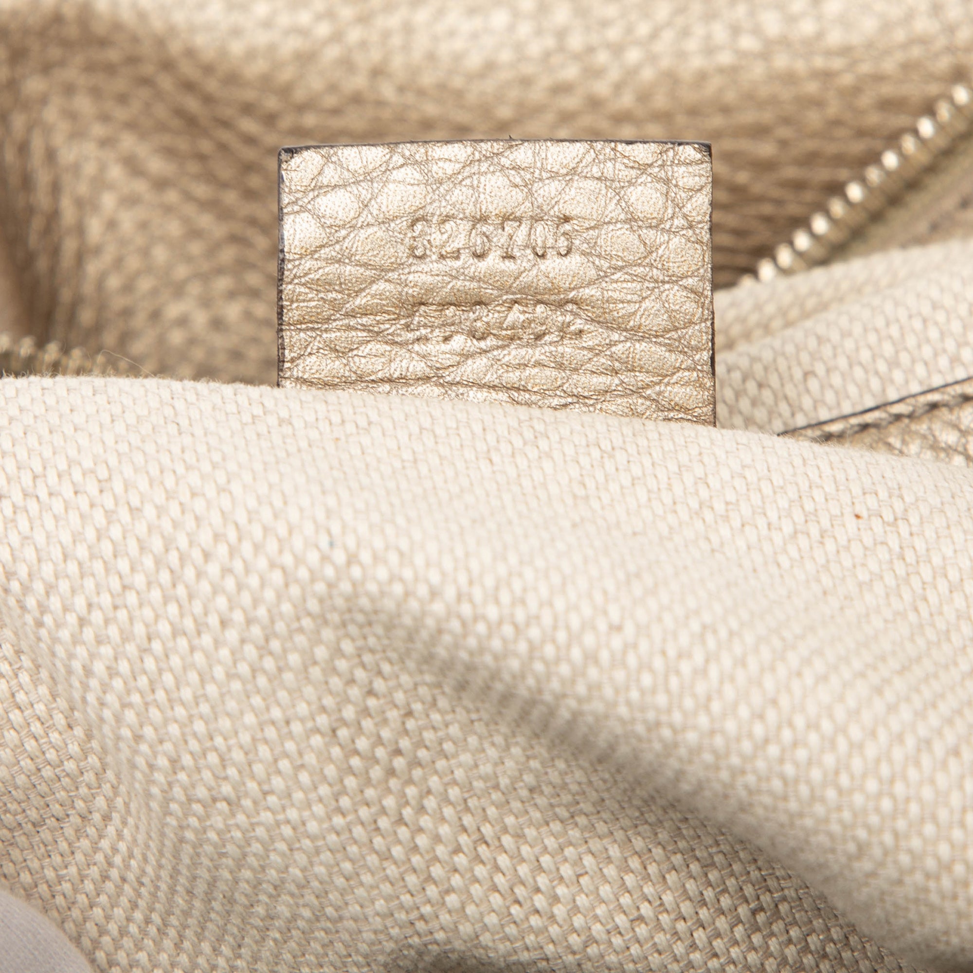 Metallic Leather Soho Shoulder Bag - Image 6