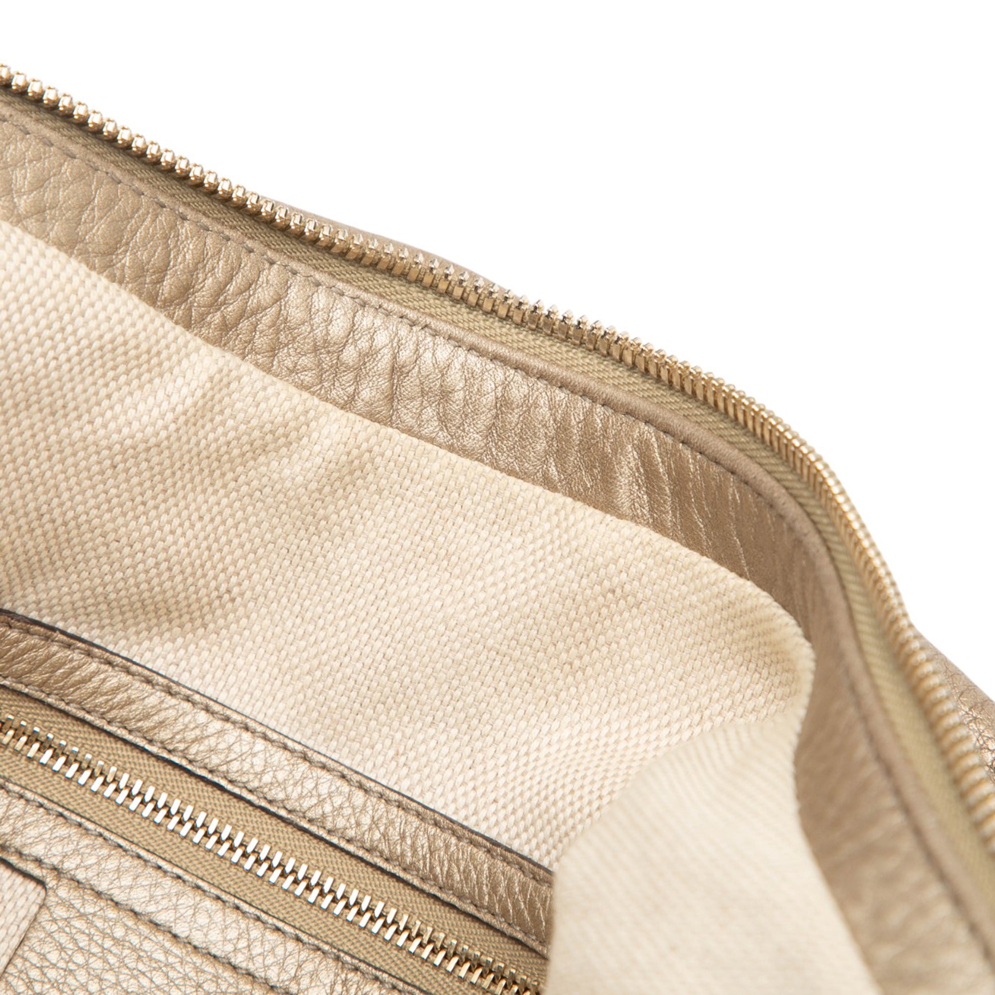 Metallic Leather Soho Shoulder Bag - Image 7