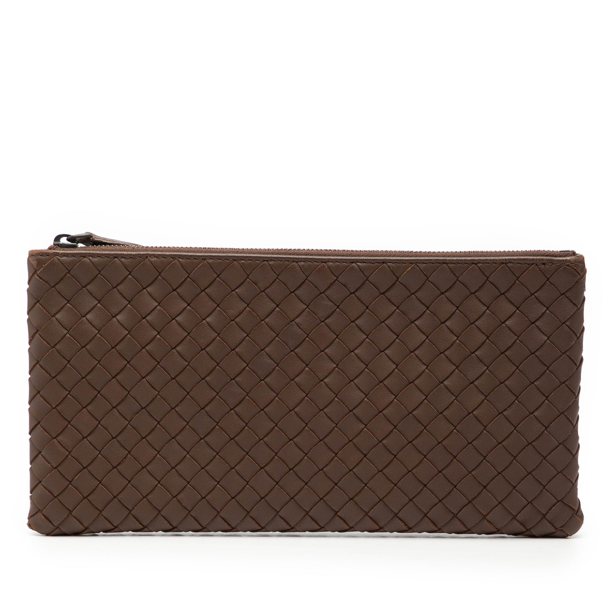 Nappa Intrecciato Zip Pouch - Image 1