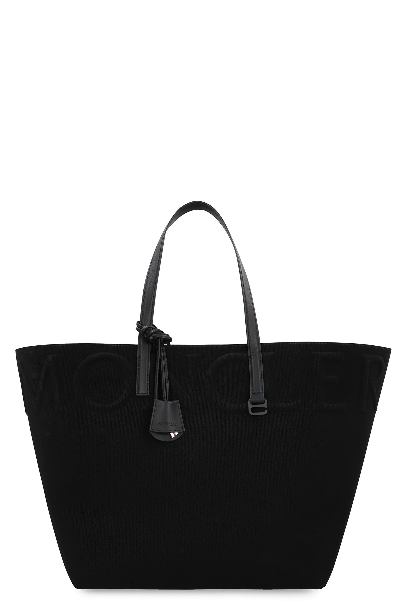 Moncler Leather Tote Bag — Black