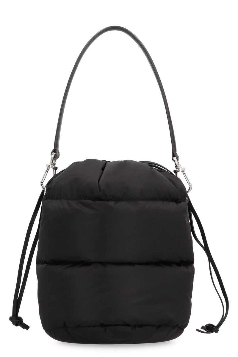Moncler Caradoc Bucket Bag — Black Polyamide