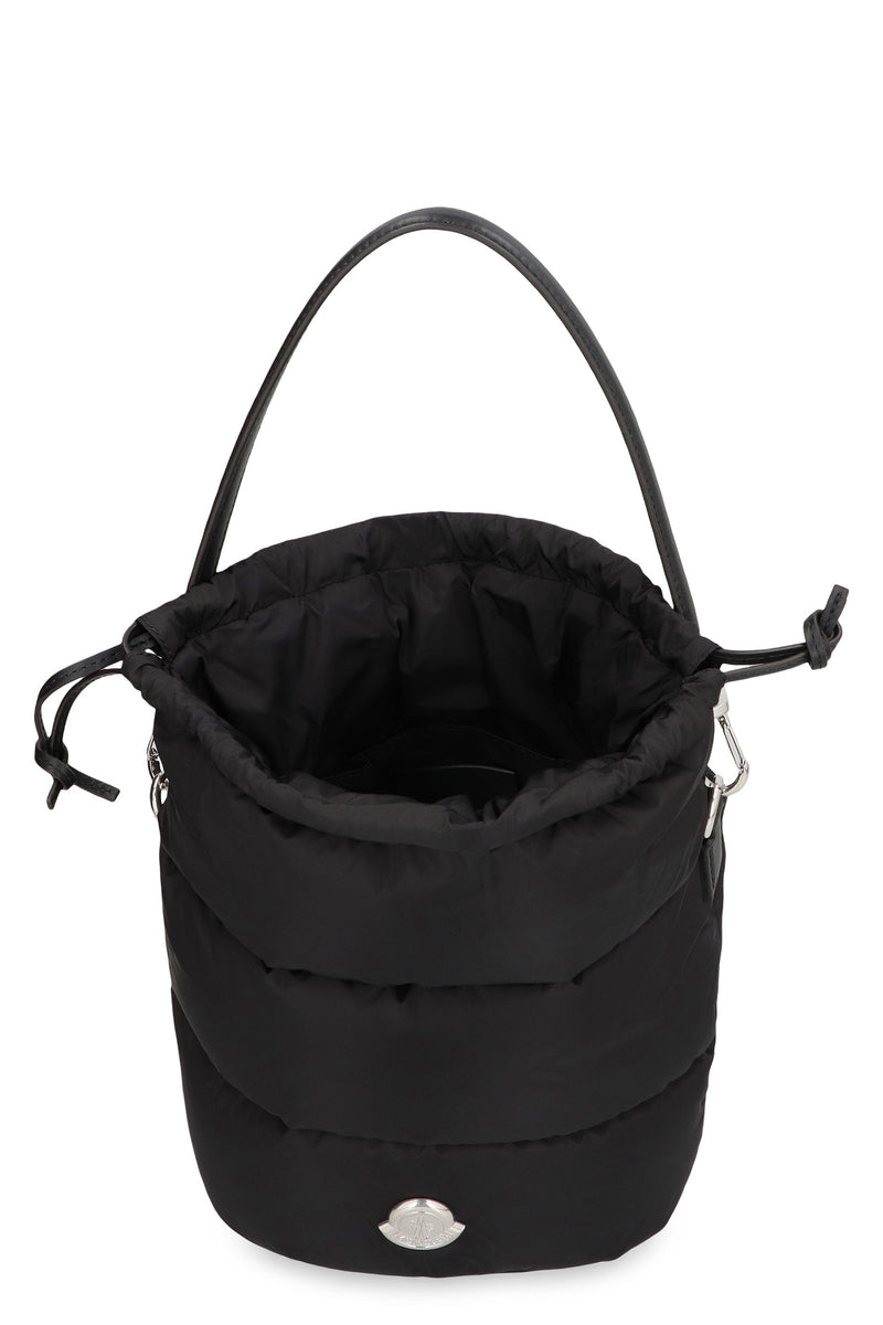 Moncler Caradoc Bucket Bag — Black Polyamide