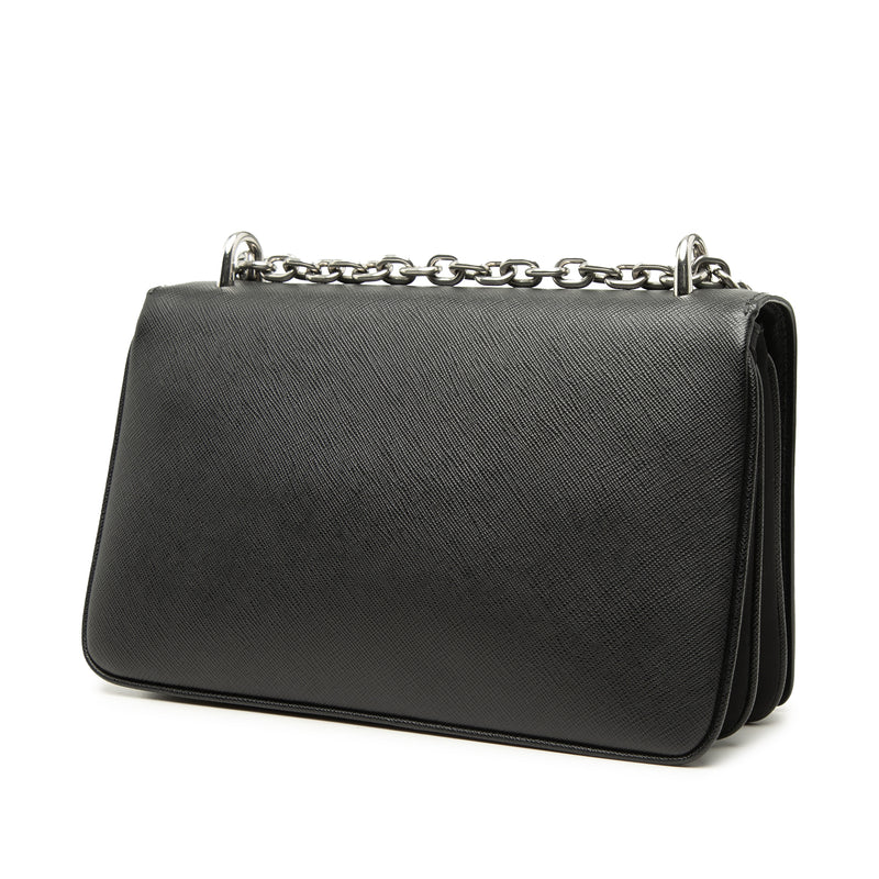 Saffiano and Tessuto Chain Crossbody - Image 2