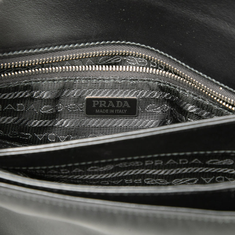 Saffiano and Tessuto Chain Crossbody - Image 5