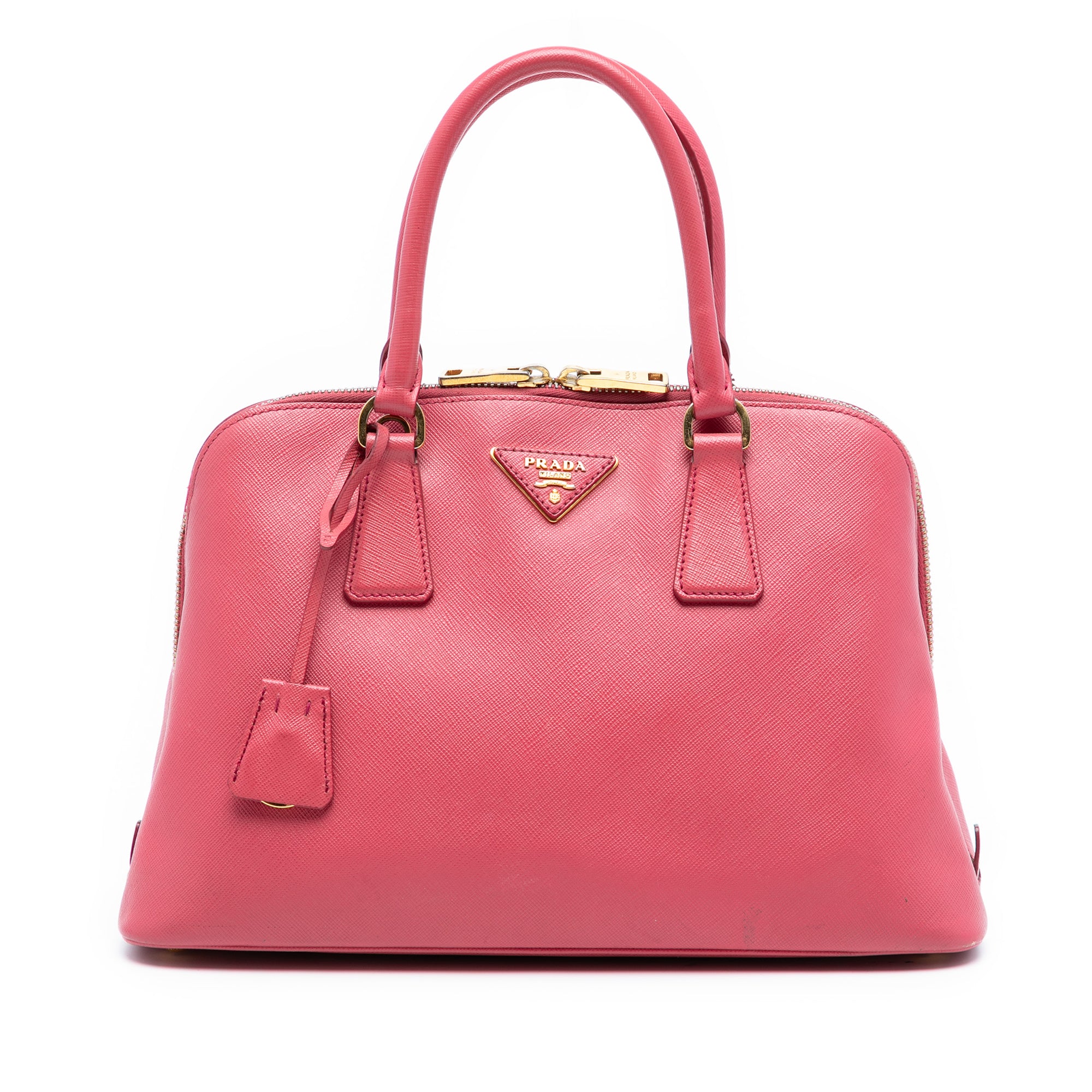 Medium Saffiano Lux Promenade Satchel - Image 1