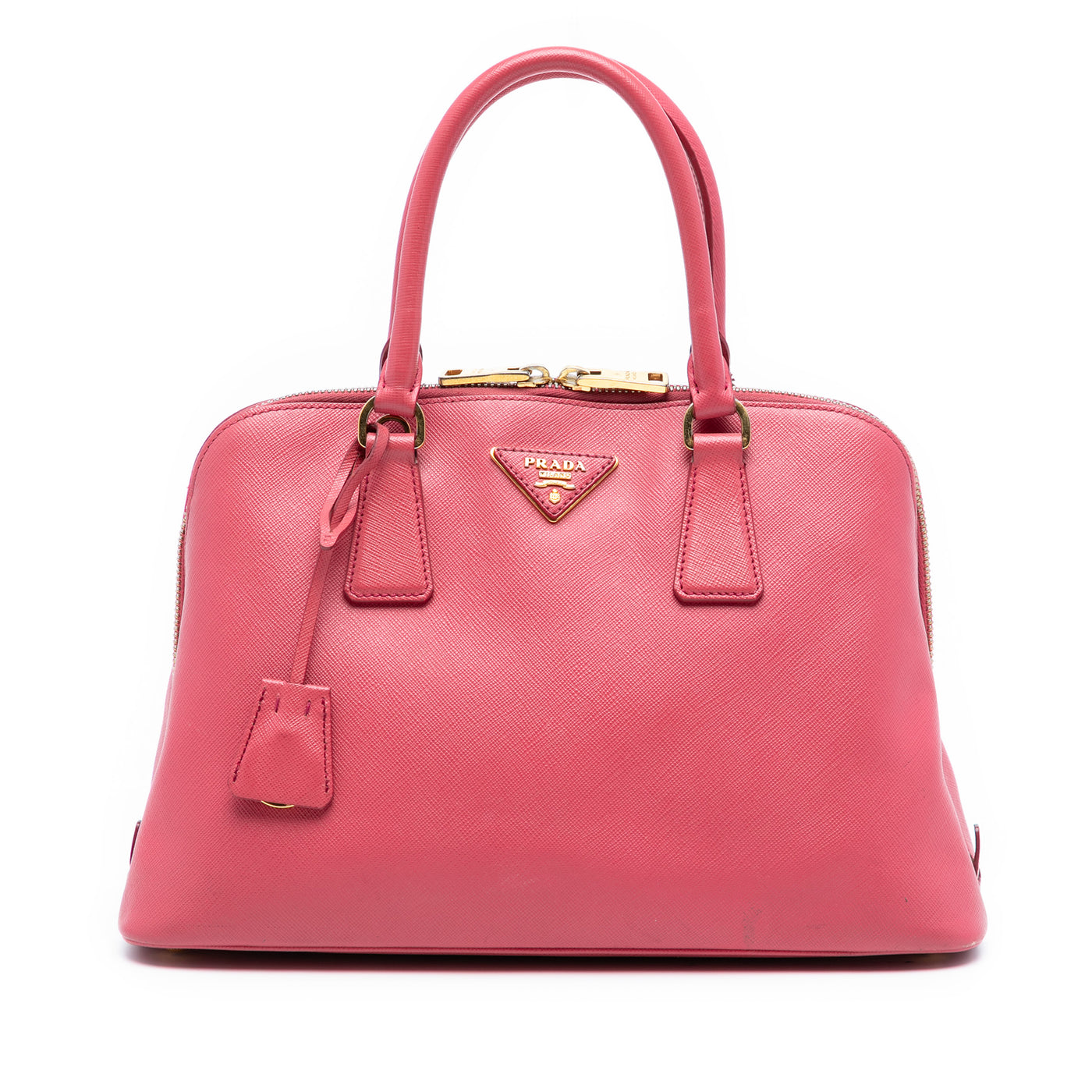 Medium Saffiano Lux Promenade Satchel - Image 1