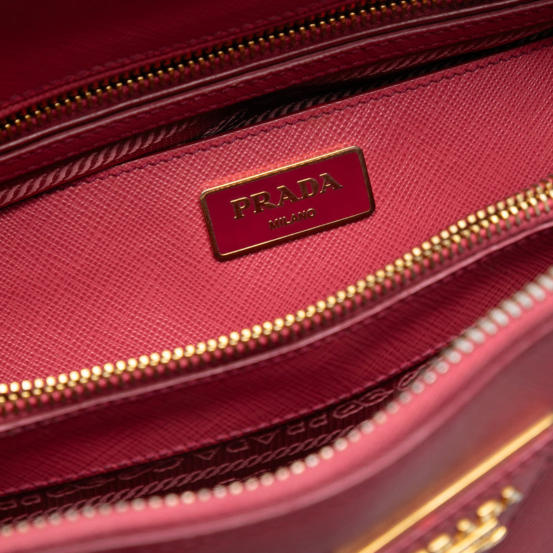 Medium Saffiano Lux Promenade Satchel - Image 4