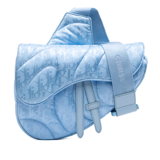 ERL Oblique Mirage Technical Fabric Saddle Crossbody - Image 1
