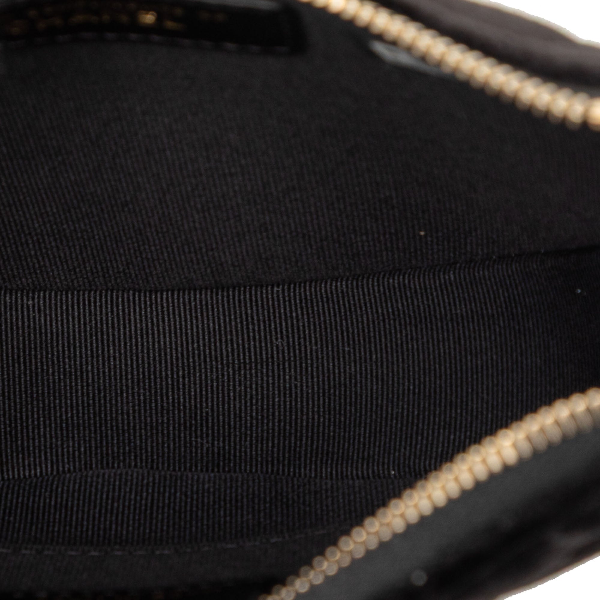 CC Quilted Velour Half Moon Chain Crossbody - Image 4