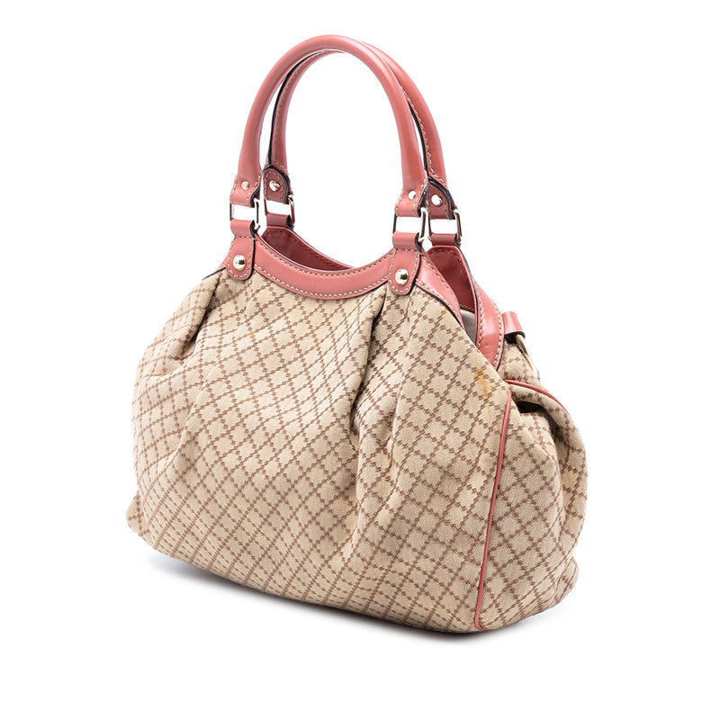 Medium Diamante Canvas Sukey Tote - Image 2