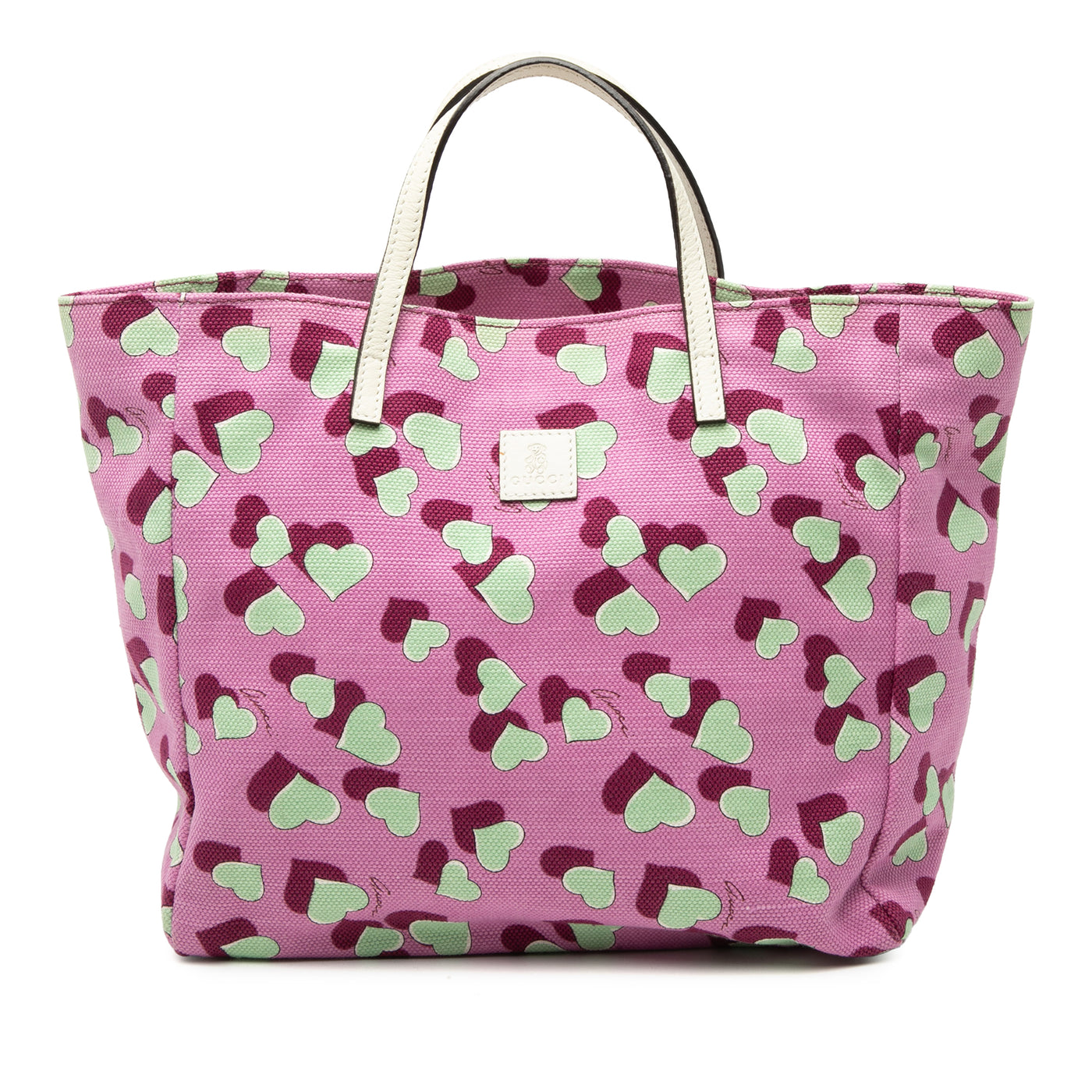 Kids Canvas Heartbeat Tote - Image 1