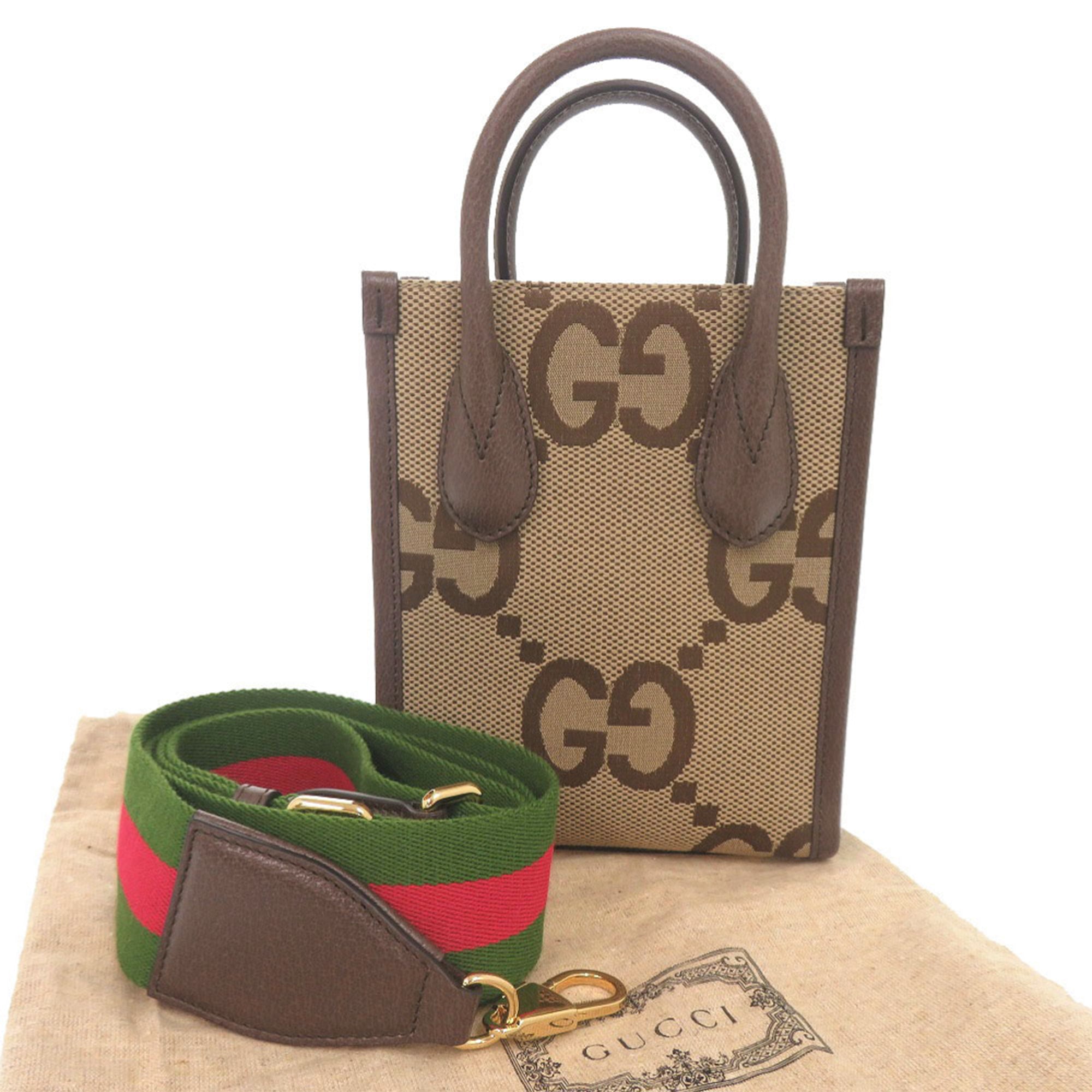 Mini Jumbo GG Canvas Web Satchel - Image 10