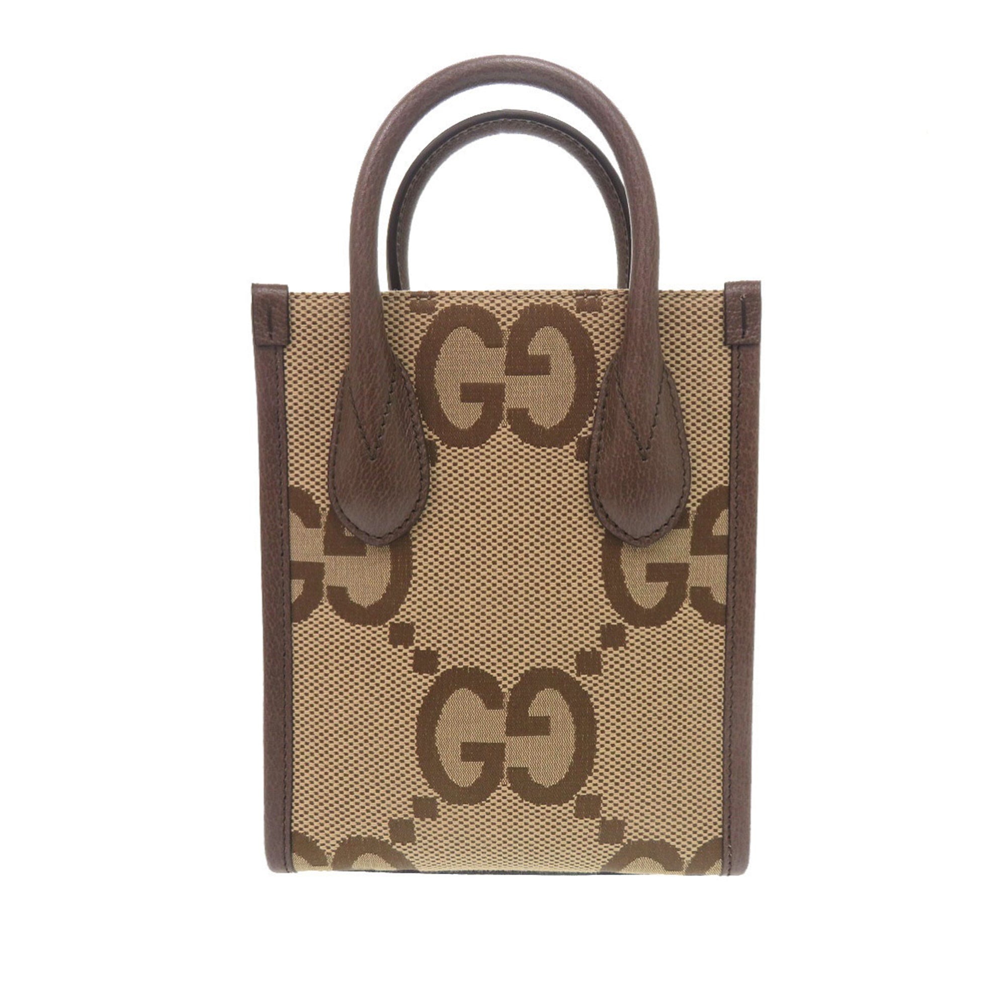 Mini Jumbo GG Canvas Web Satchel - Image 2