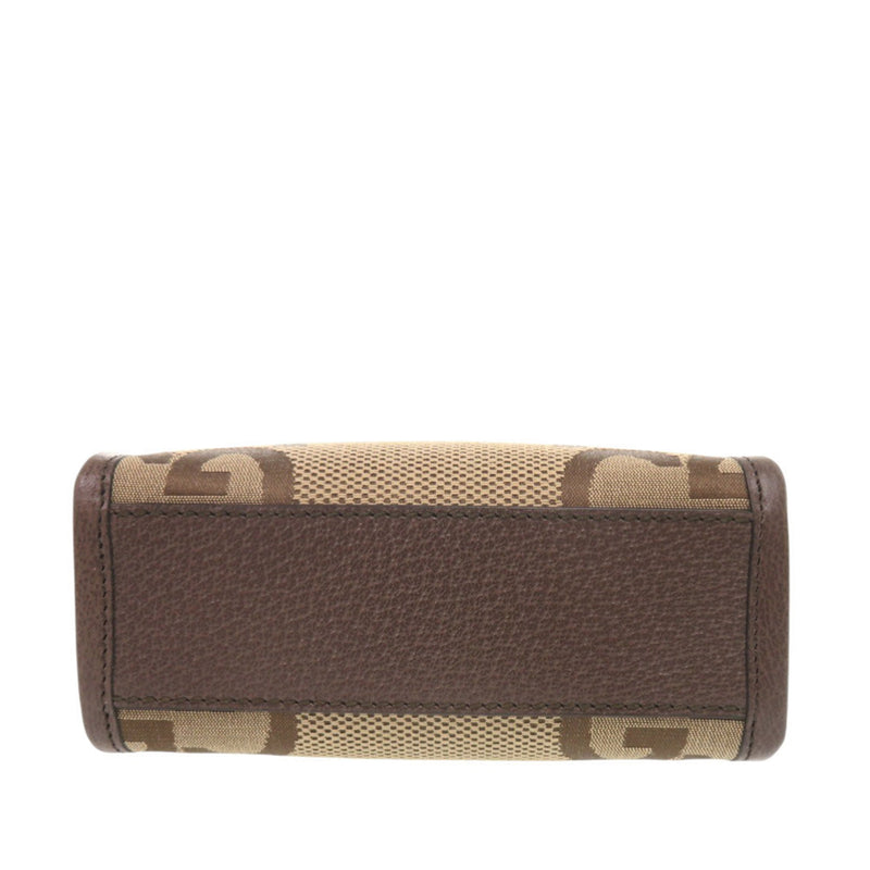 Mini Jumbo GG Canvas Web Satchel - Image 3