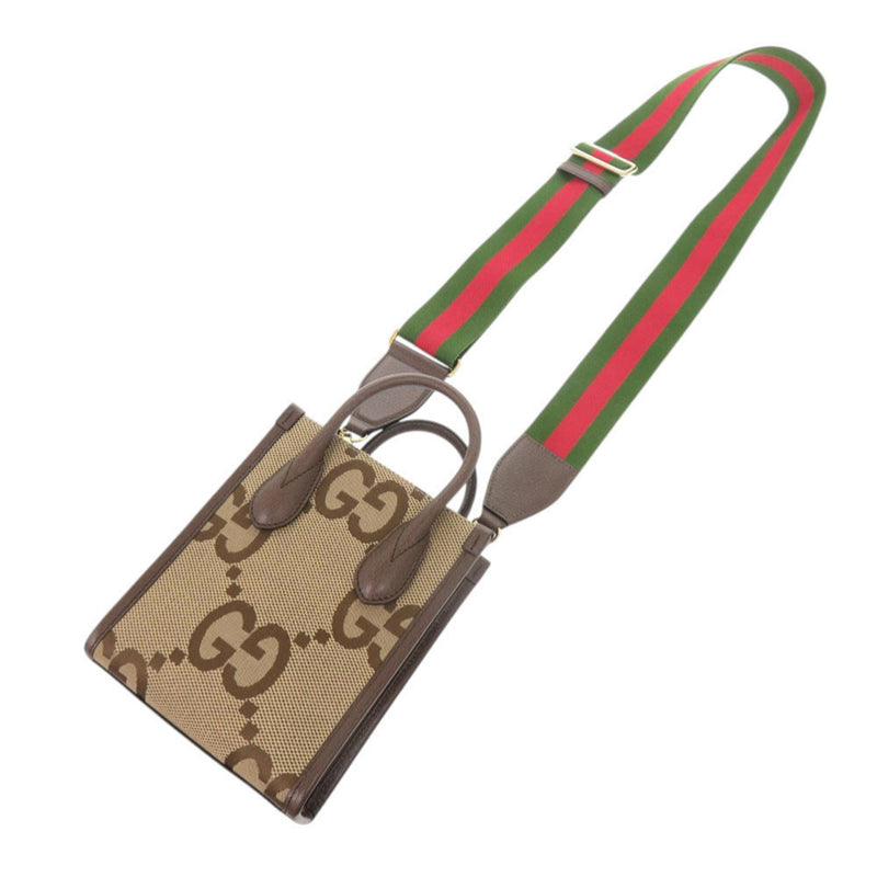 Mini Jumbo GG Canvas Web Satchel - Image 4
