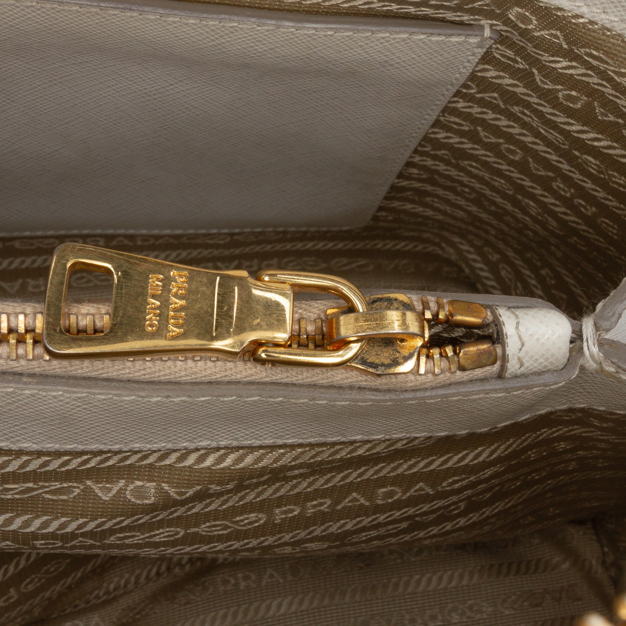 Medium Bicolor Saffiano Lux Promenade Satchel - Image 7