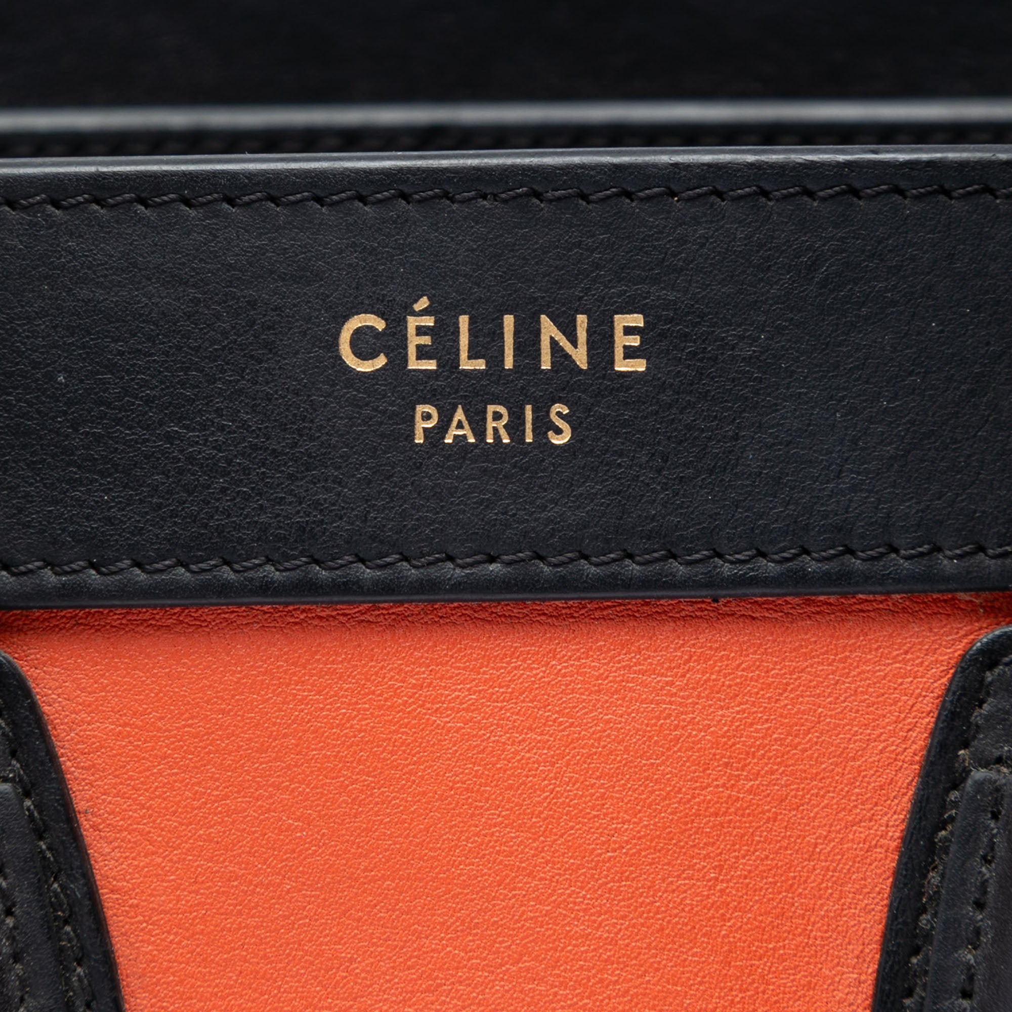 Nano Tricolor Leather Luggage Tote - Image 5
