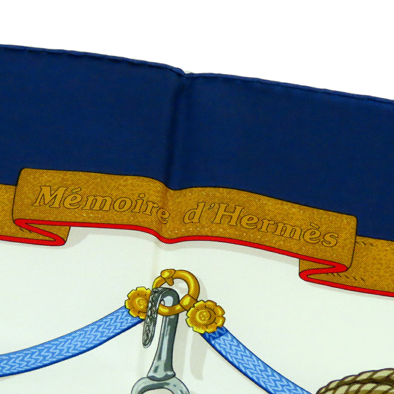 Memoire d Hermes Silk Scarf 90 - Image 3