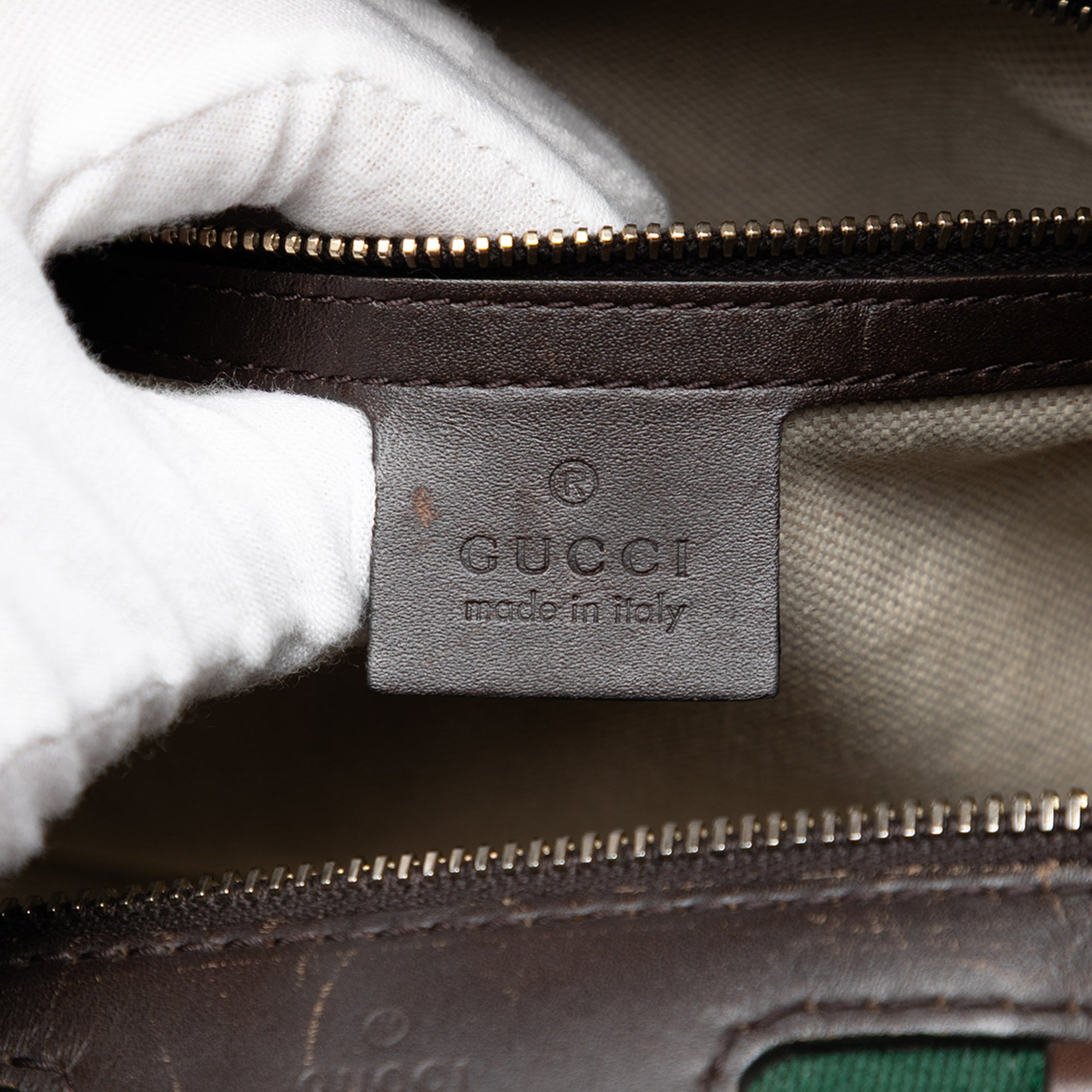 Medium GG Canvas Web Joy Boston Bag - Image 5