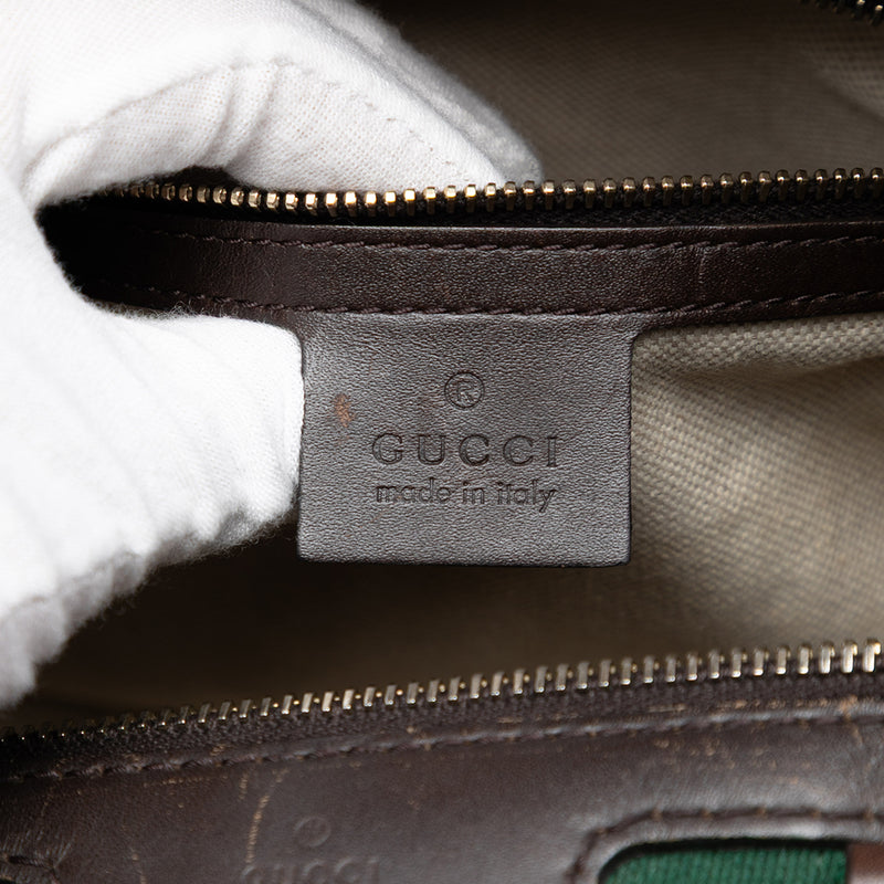 Medium GG Canvas Web Joy Boston Bag - Image 5