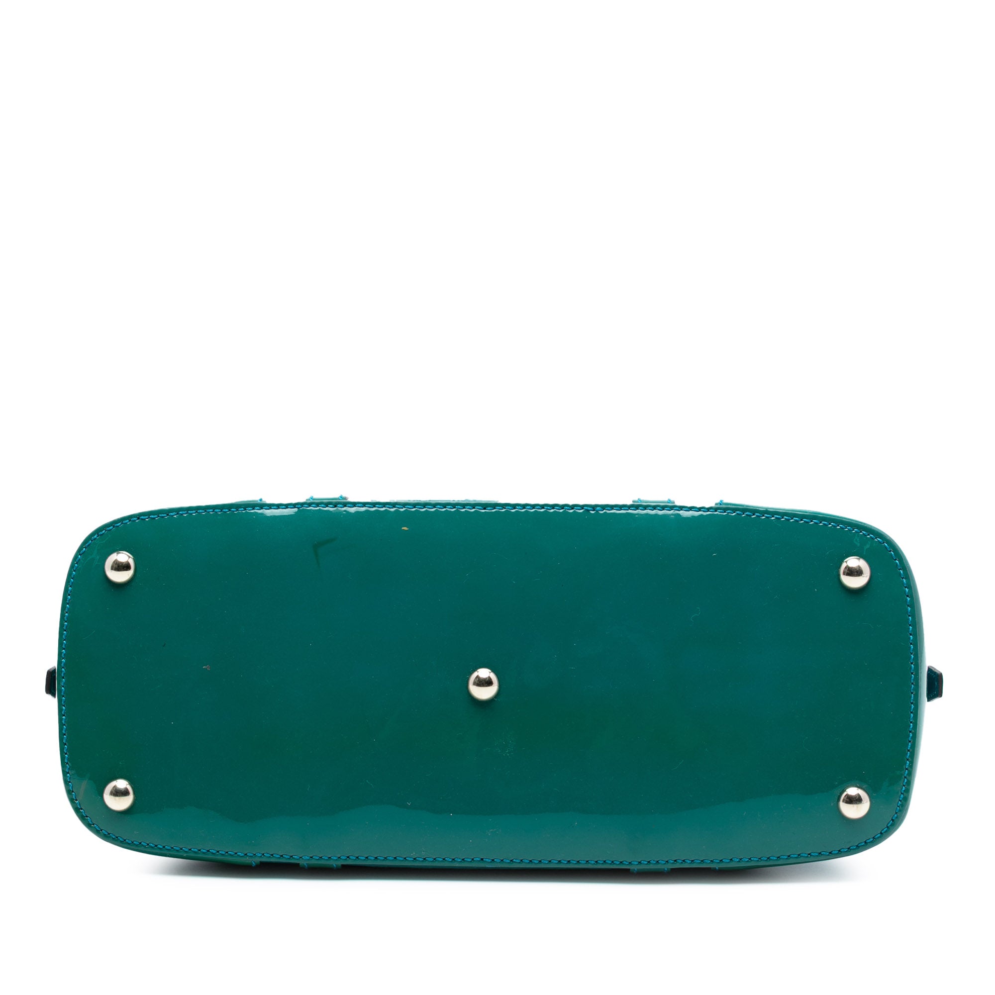 Small Microguccissima Bicolor Patent Nice Dome Satchel - Image 3