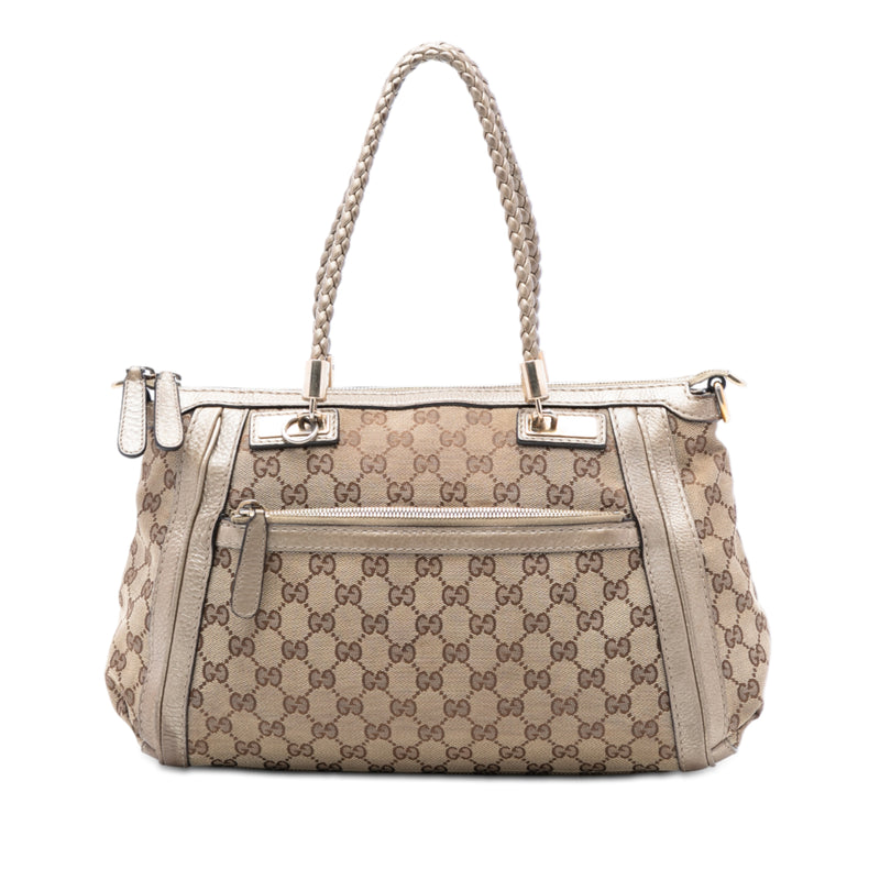 GG Canvas Bella Satchel