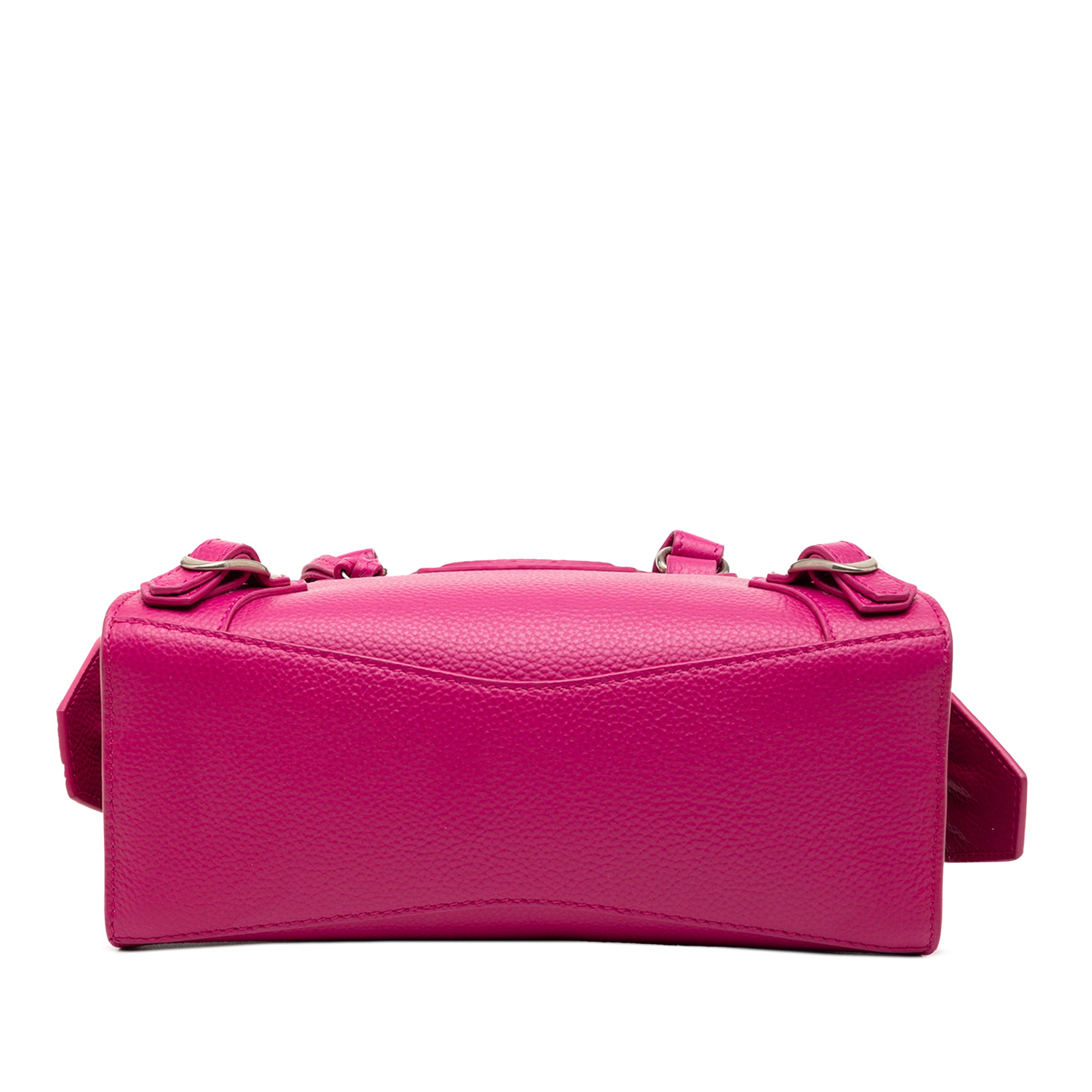 Mini Grained Calfskin Motocross Neo Classic City Satchel - Image 3