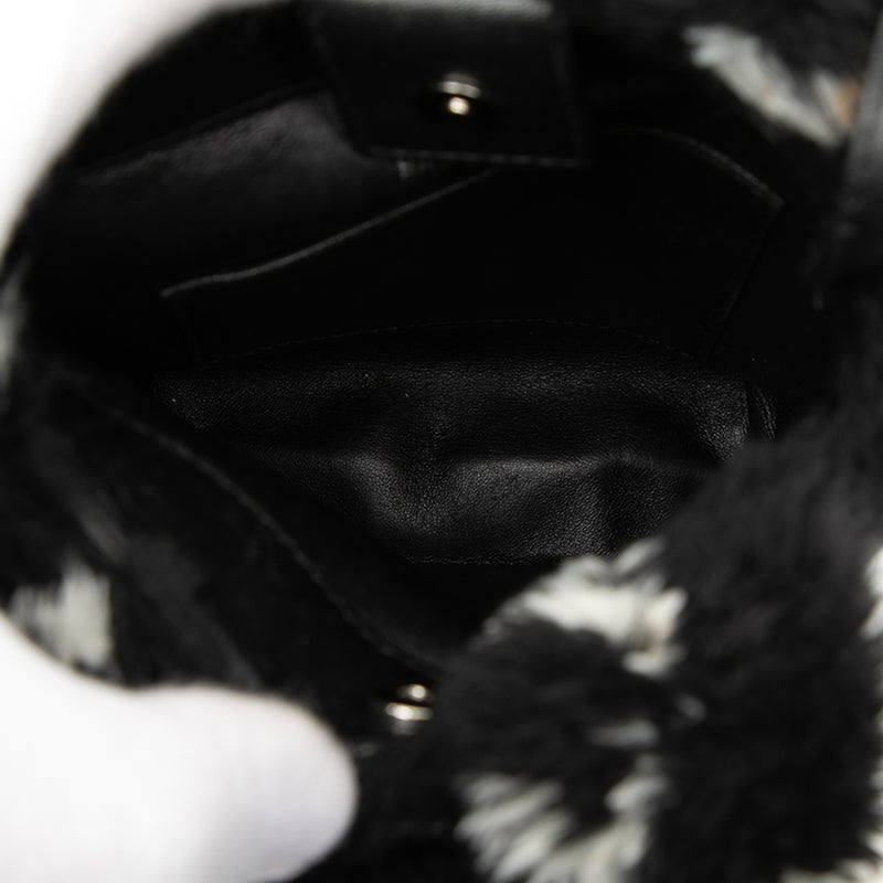 Faux Fur Logo Everyday Phone Holder - Image 4