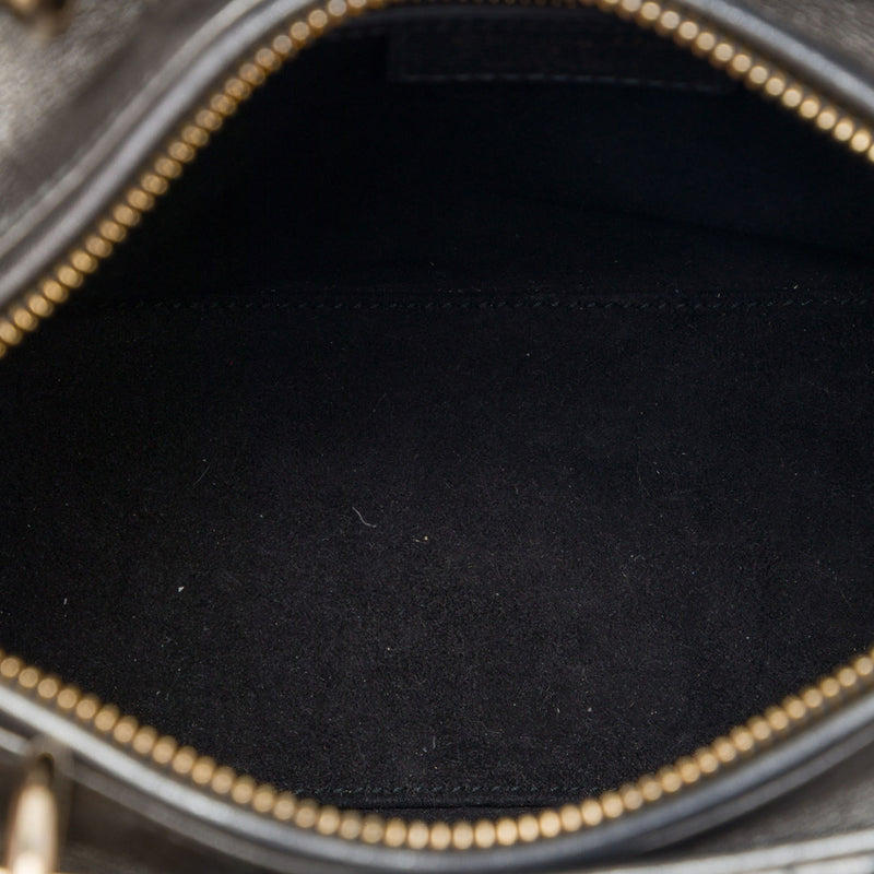 Medium Metallic Lambskin Cannage Lady Dior - Image 4