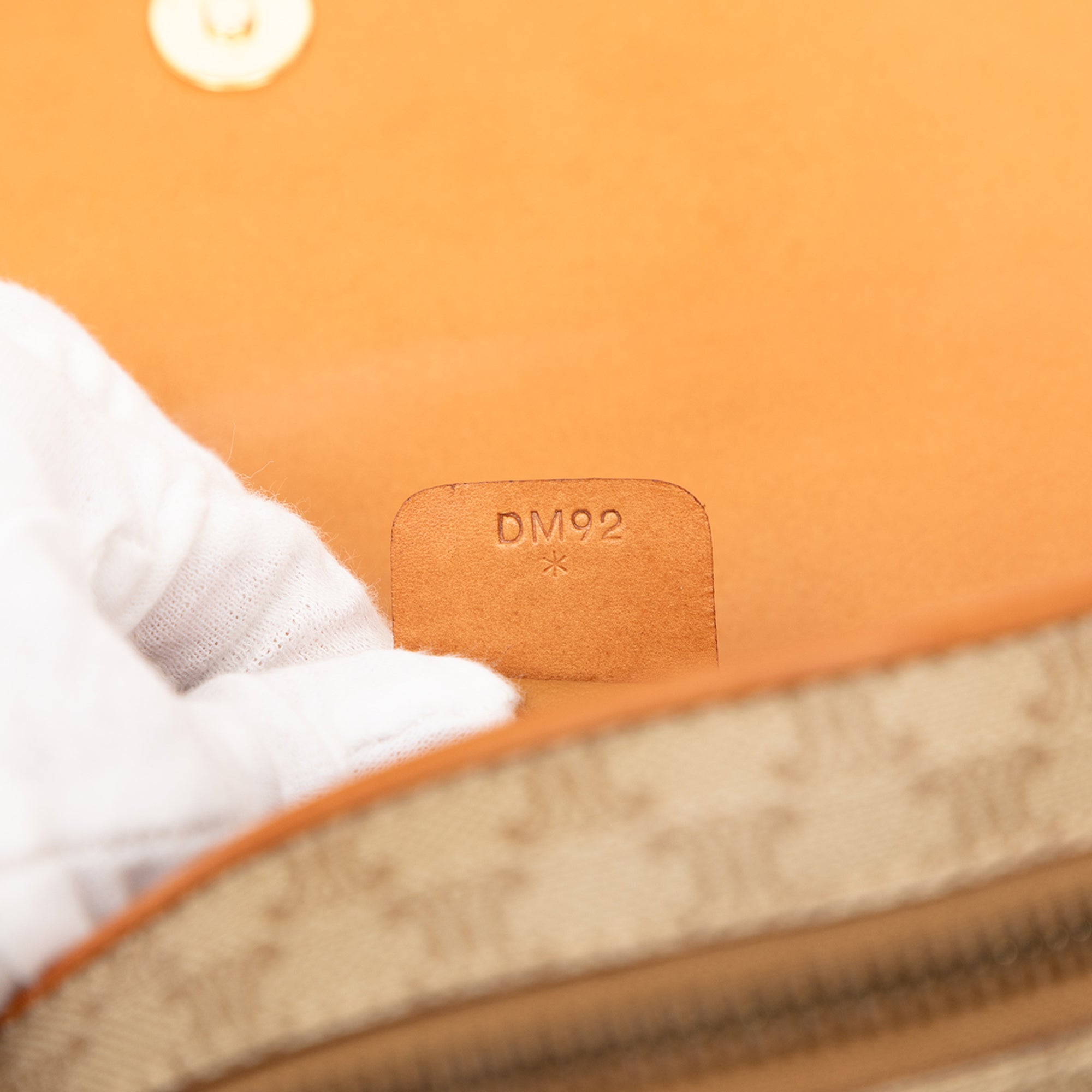 Macadam Coated Canvas Clutch - Image 6