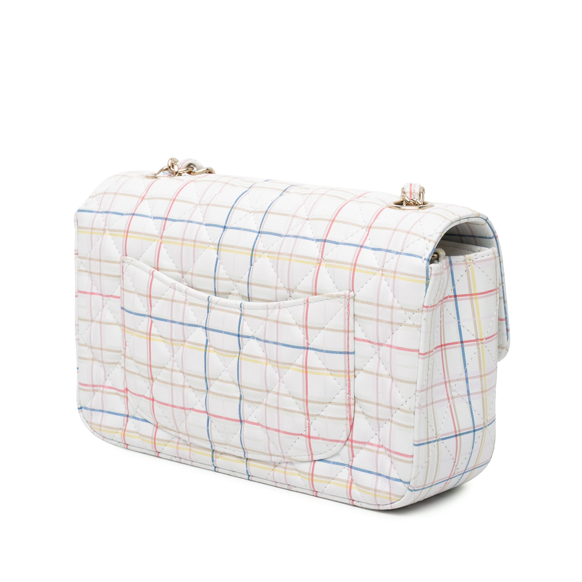 Mini Rectangular Classic Printed Calfskin Single Flap - Image 2