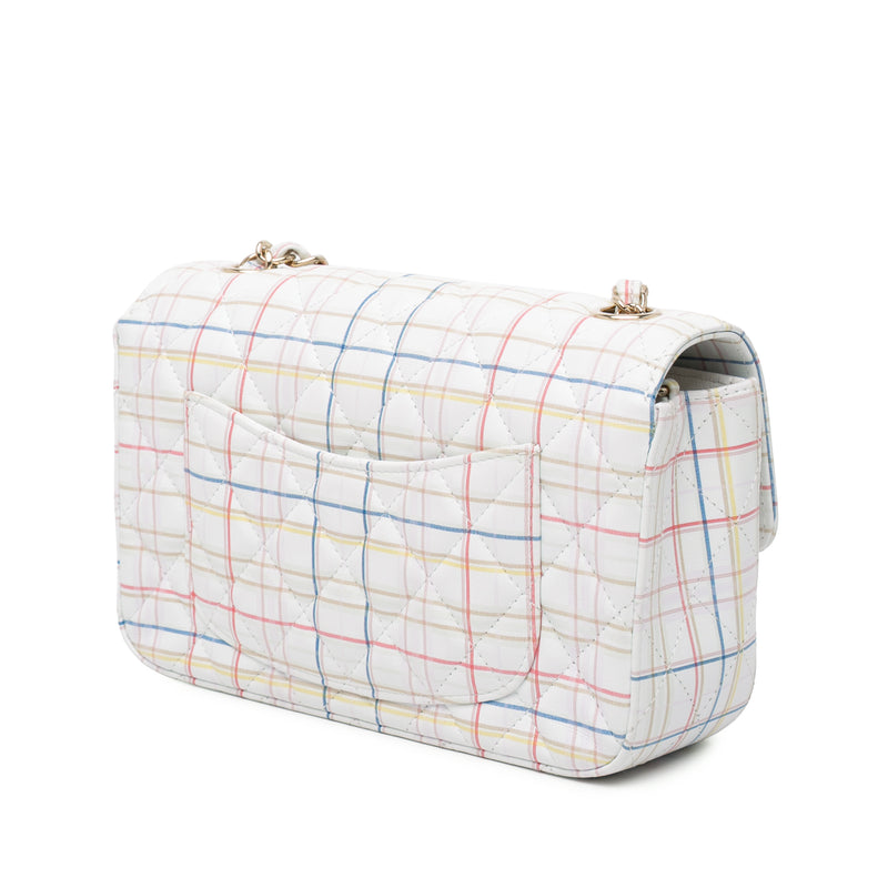 Mini Rectangular Classic Printed Calfskin Single Flap - Image 2