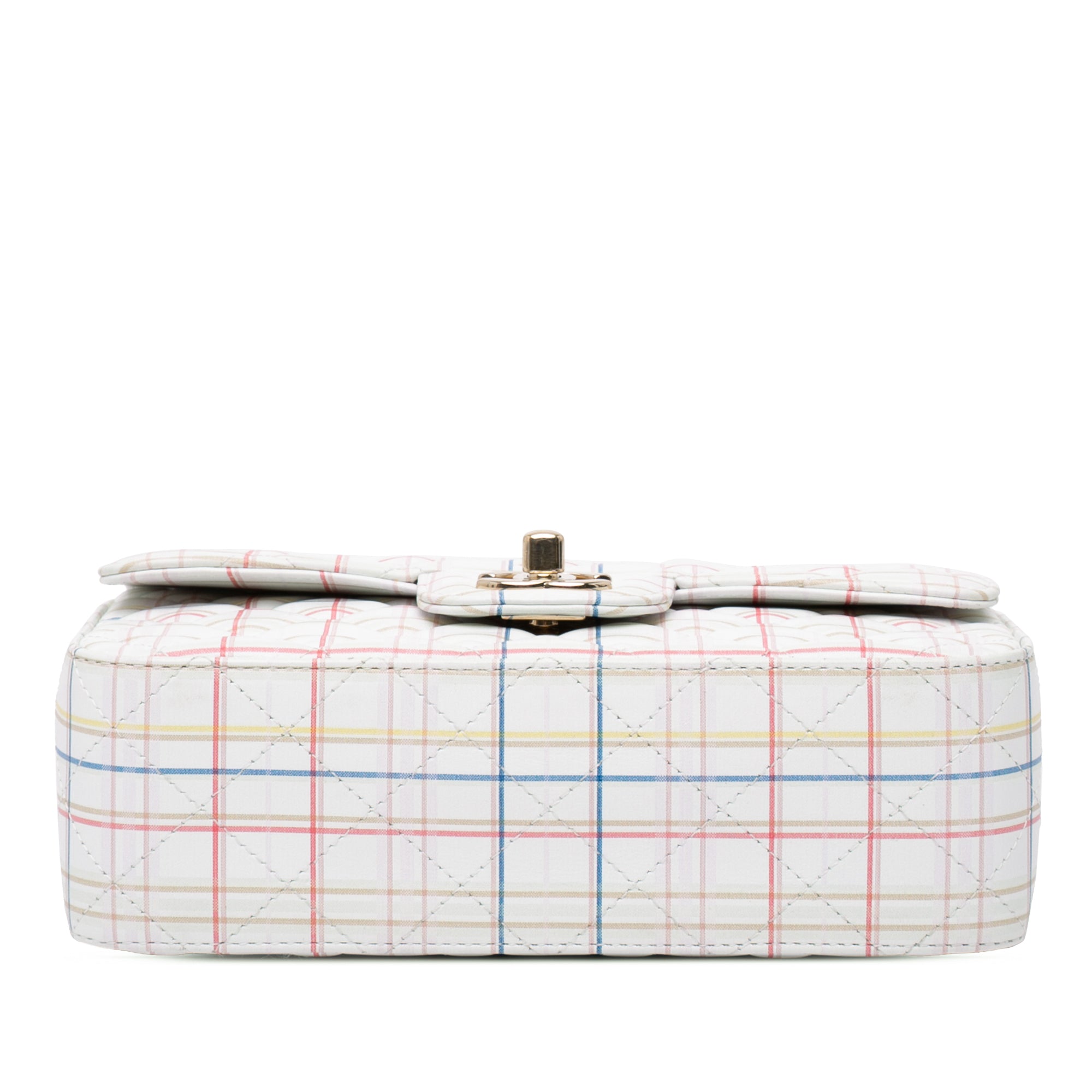 Mini Rectangular Classic Printed Calfskin Single Flap - Image 3