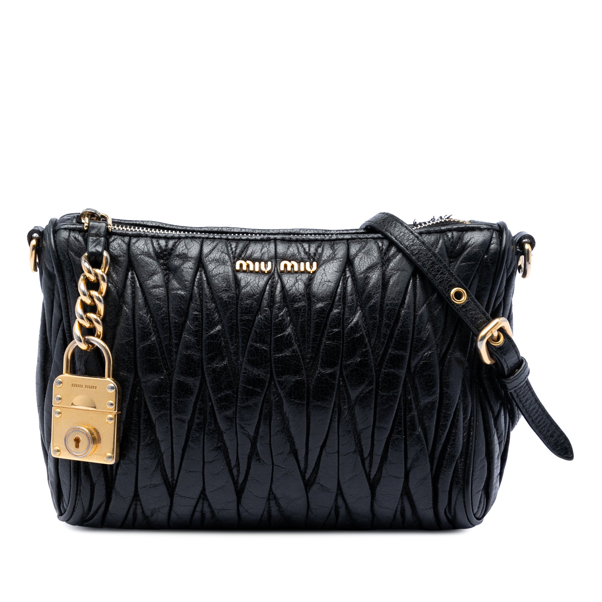Matelasse Nappa Lux Charm Shoulder Bag - Image 1