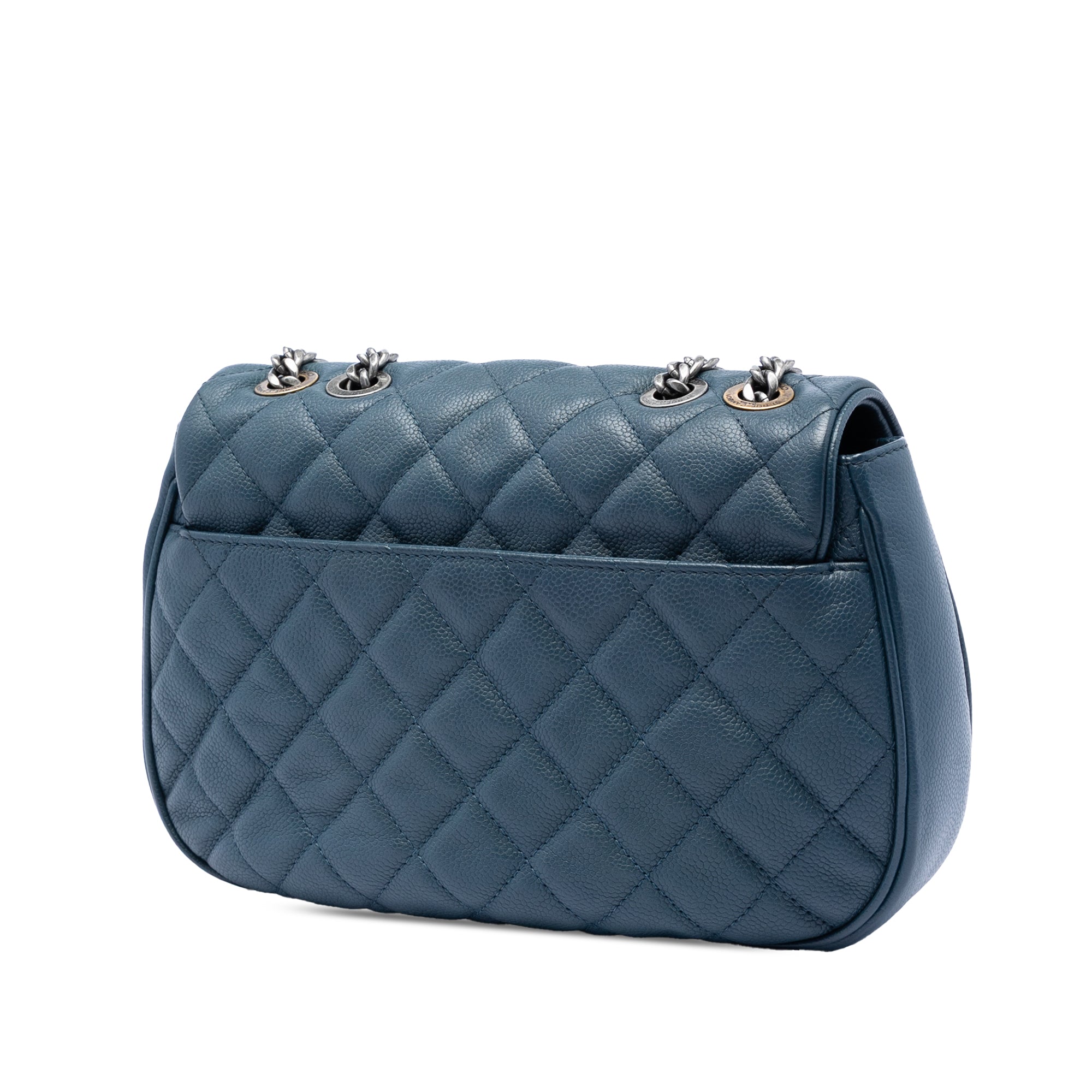 Medium Quilted Caviar Casual Pocket Flap - Image 2