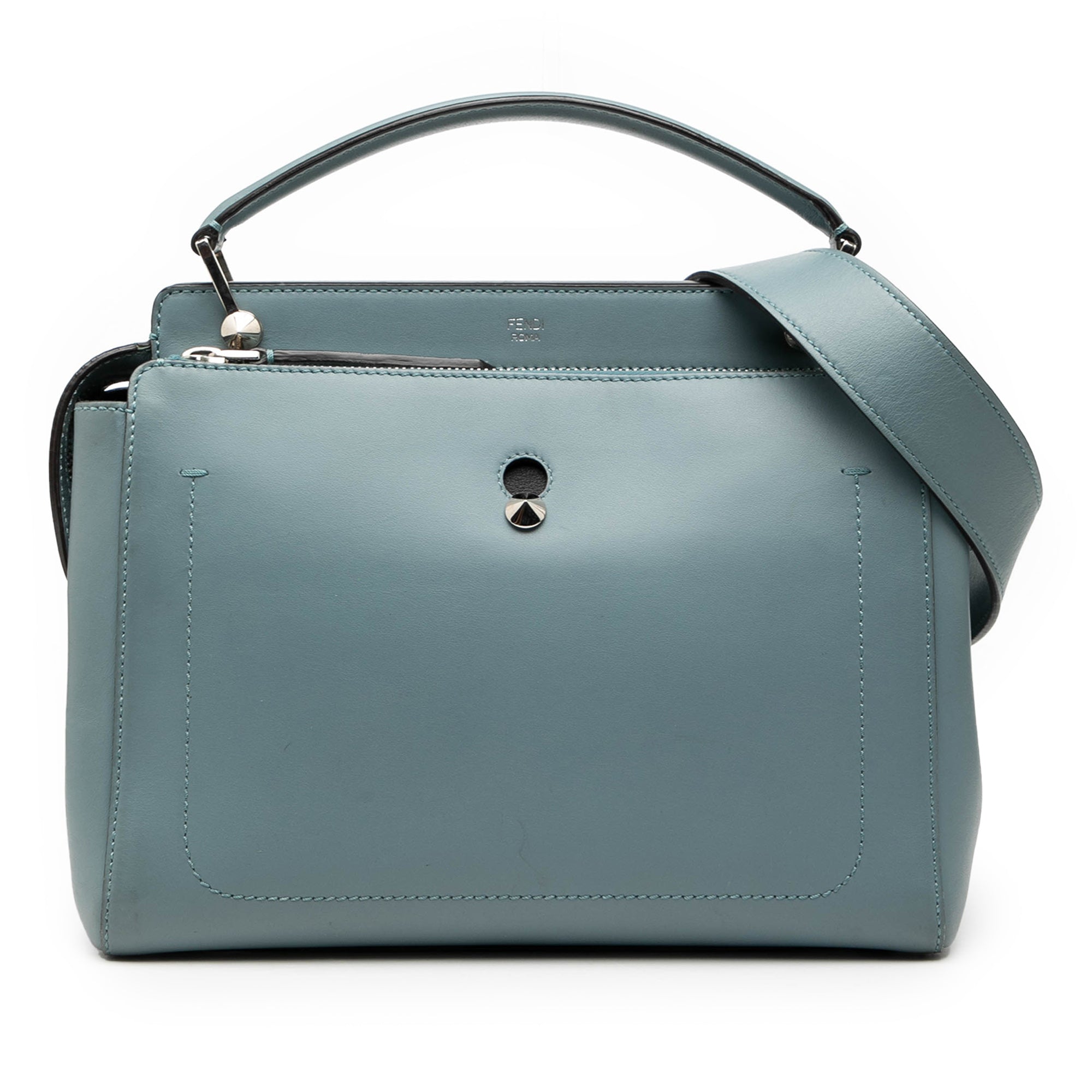 Medium Leather DotCom Satchel - Image 1