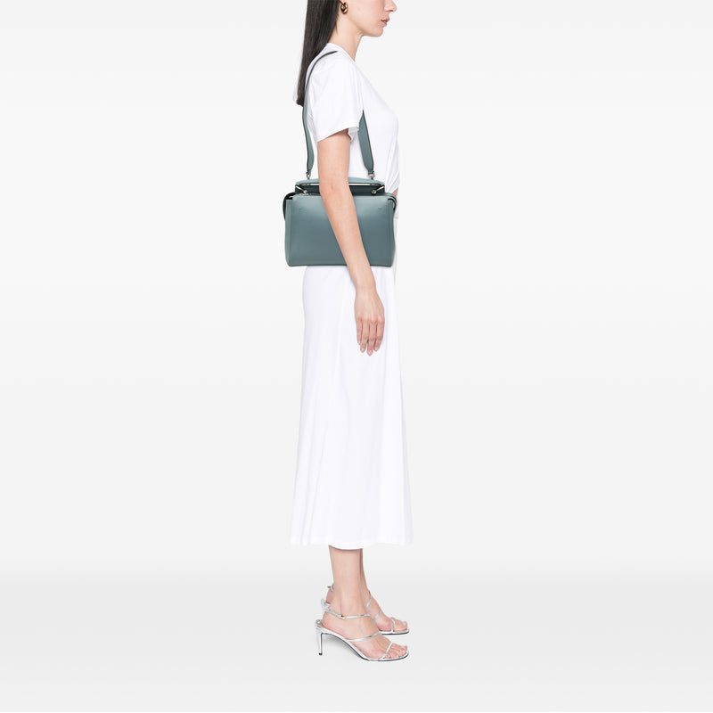 Medium Leather DotCom Satchel - Image 8